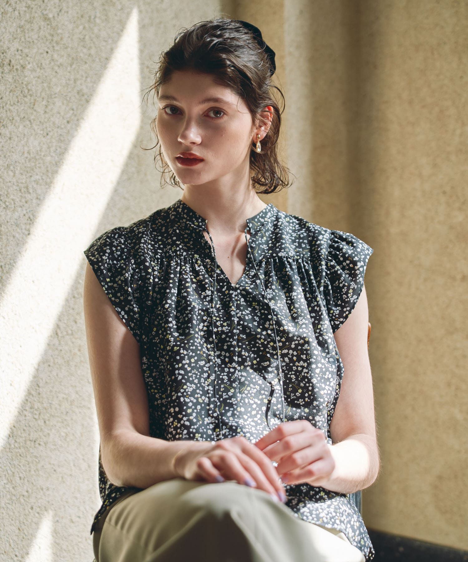 URBAN RESEARCH ROSSO「フリルブラウス」|シャツ・ブラウス|