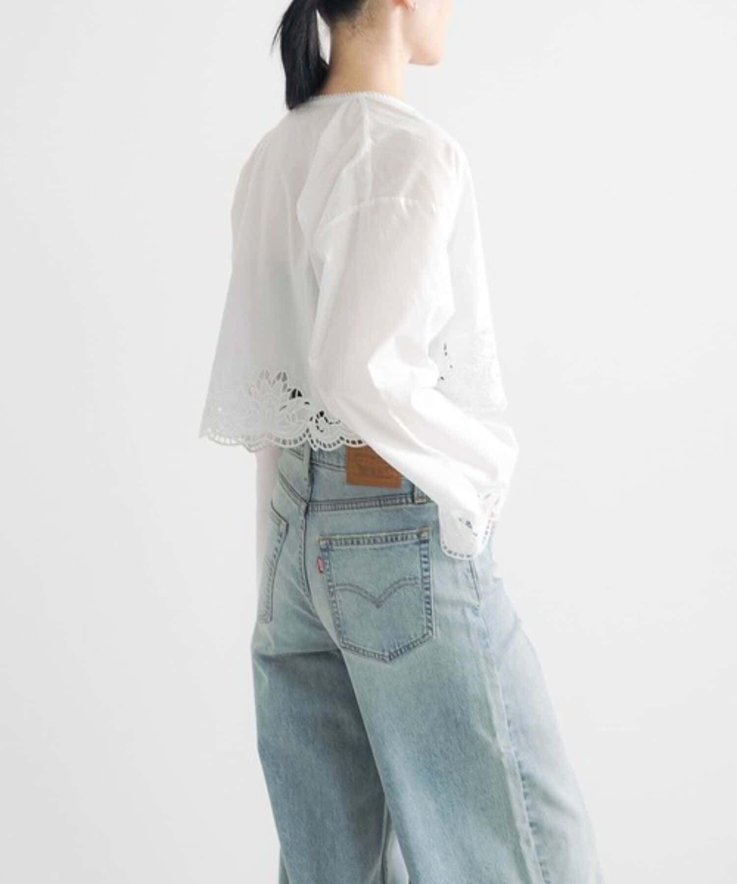 URBAN RESEARCH「カットワークレース刺繍ブラウス」|シャツ・ブラウス|