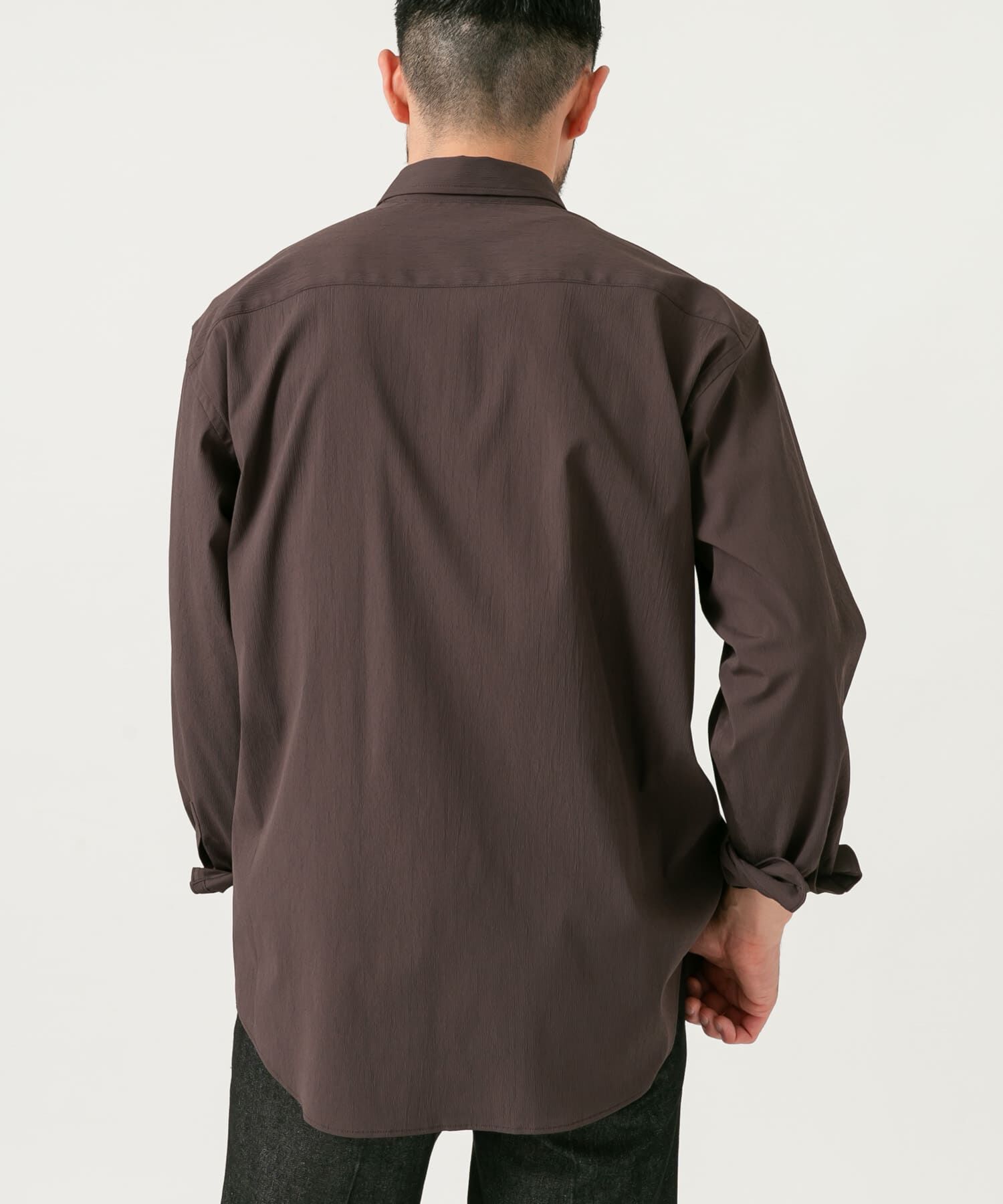 URBAN RESEARCH ROSSO「『XLサイズあり』ストレッチワッシャーロングスリーブシャツ」|シャツ・ブラウス|