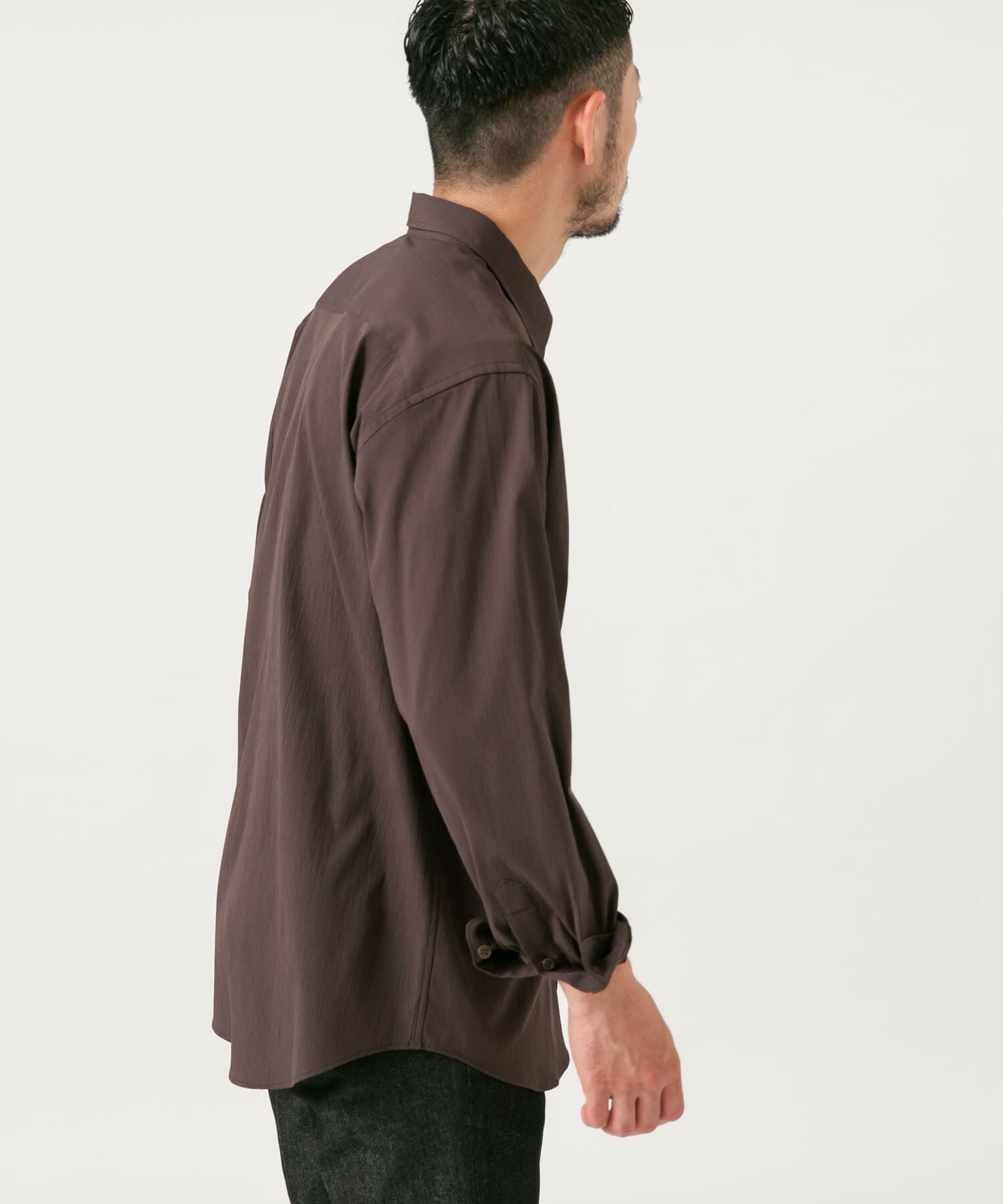 URBAN RESEARCH ROSSO「『XLサイズあり』ストレッチワッシャーロングスリーブシャツ」|シャツ・ブラウス|