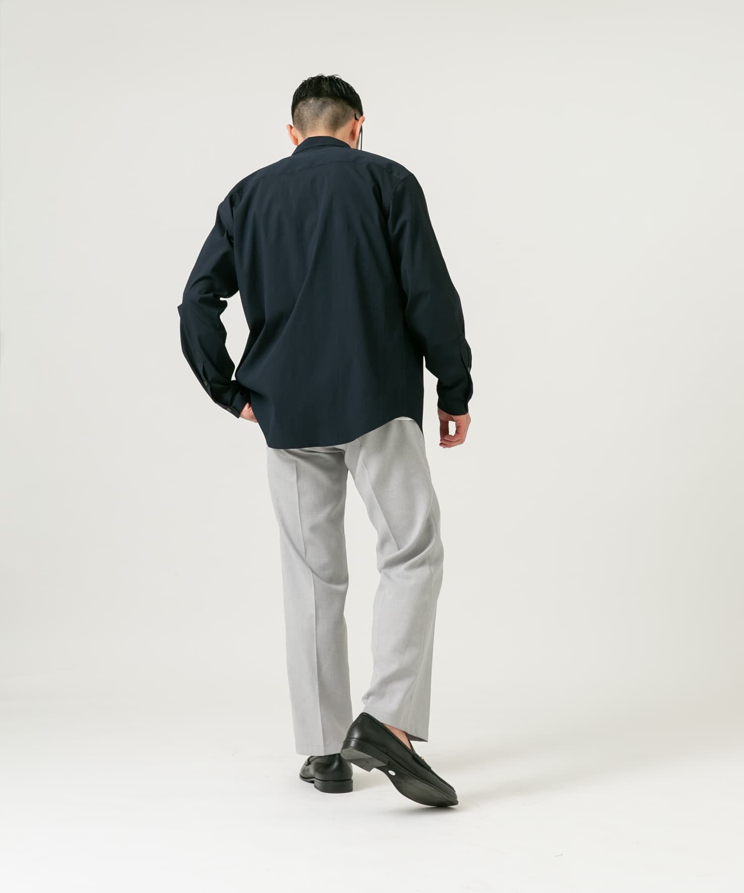 URBAN RESEARCH ROSSO「『XLサイズあり』ストレッチワッシャーロングスリーブシャツ」|シャツ・ブラウス|