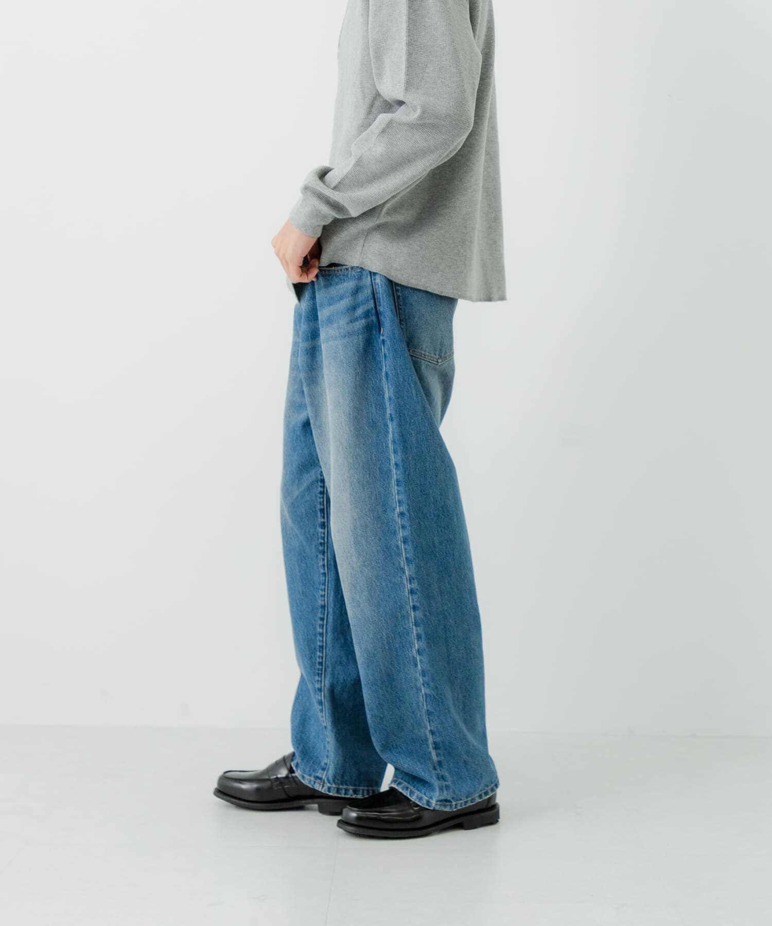 URBAN RESEARCH「13.5oz DENIM WIDE PANTS」|デニム|
