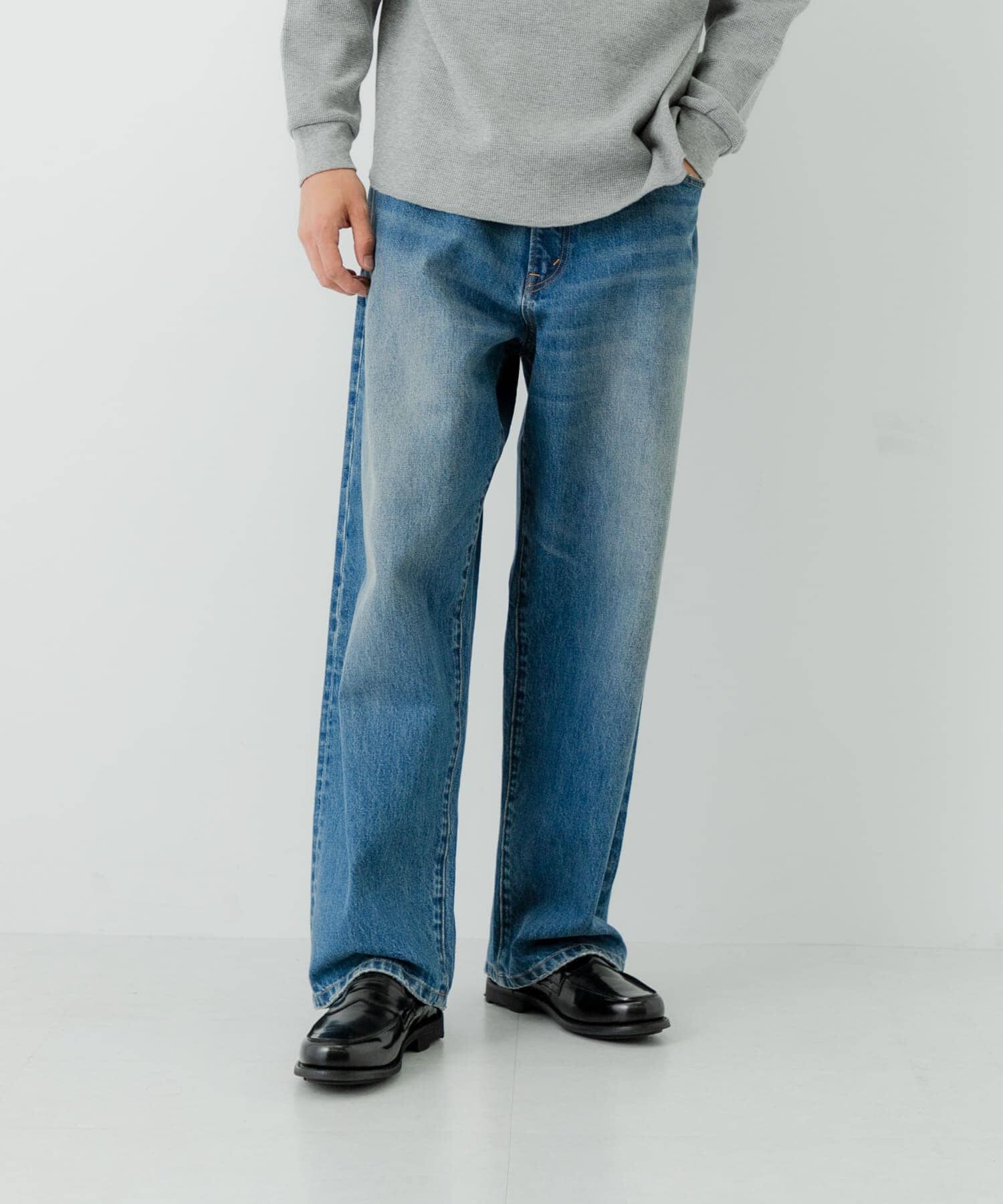 URBAN RESEARCH「13.5oz DENIM WIDE PANTS」|デニム|