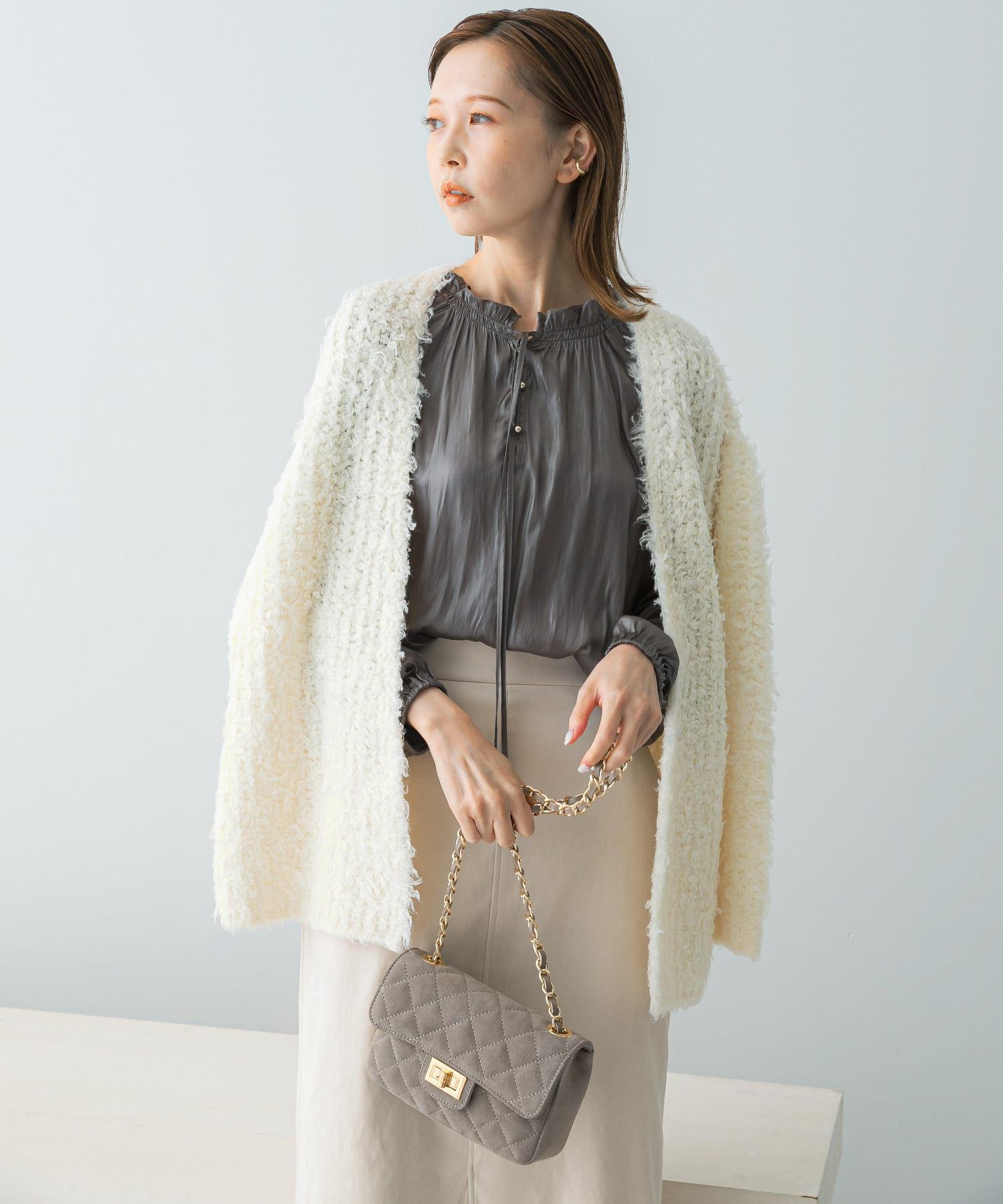 URBAN RESEARCH ROSSO「ヘアリーカーディガン」|カーディガン|