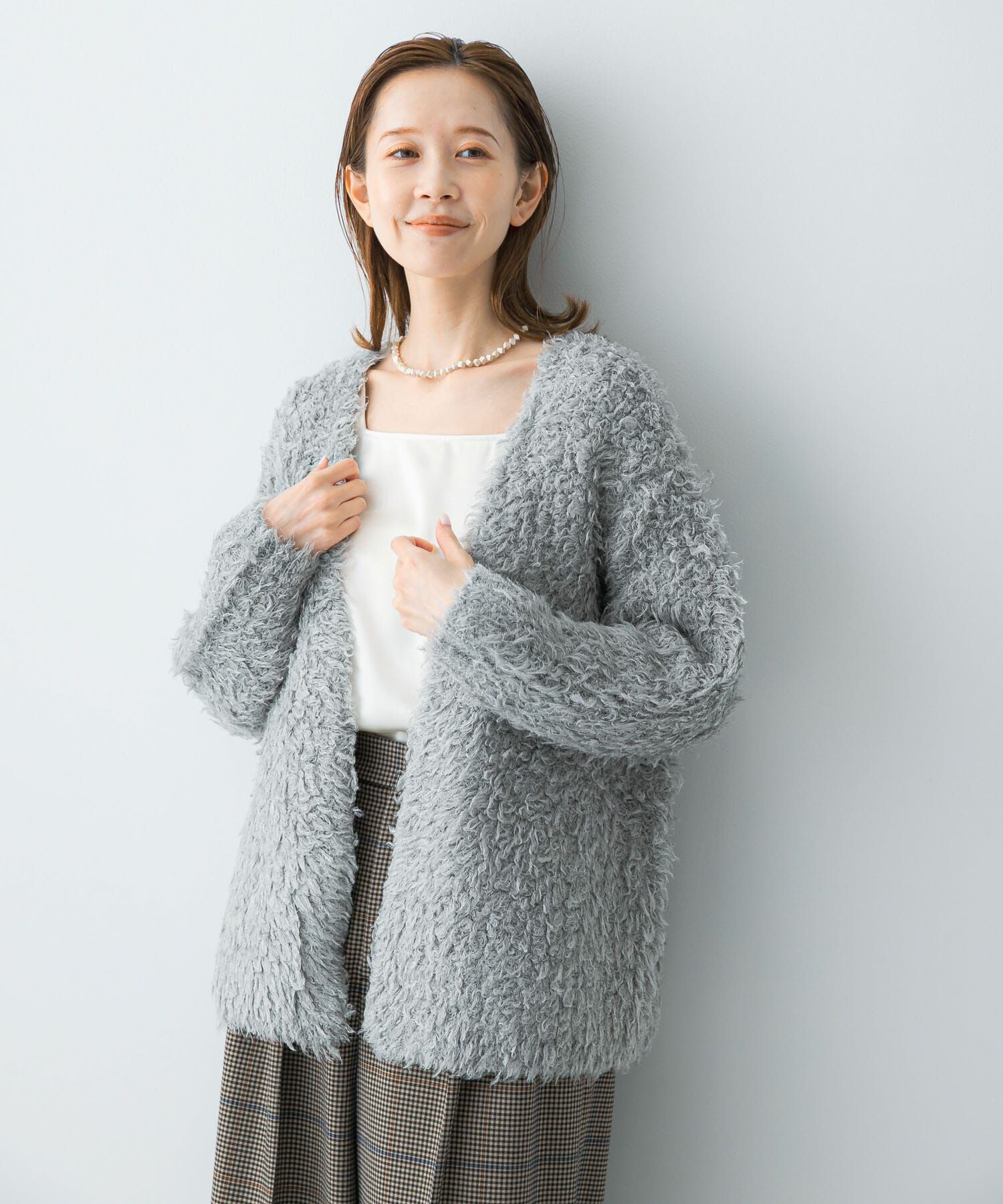 URBAN RESEARCH ROSSO「ヘアリーカーディガン」|カーディガン|