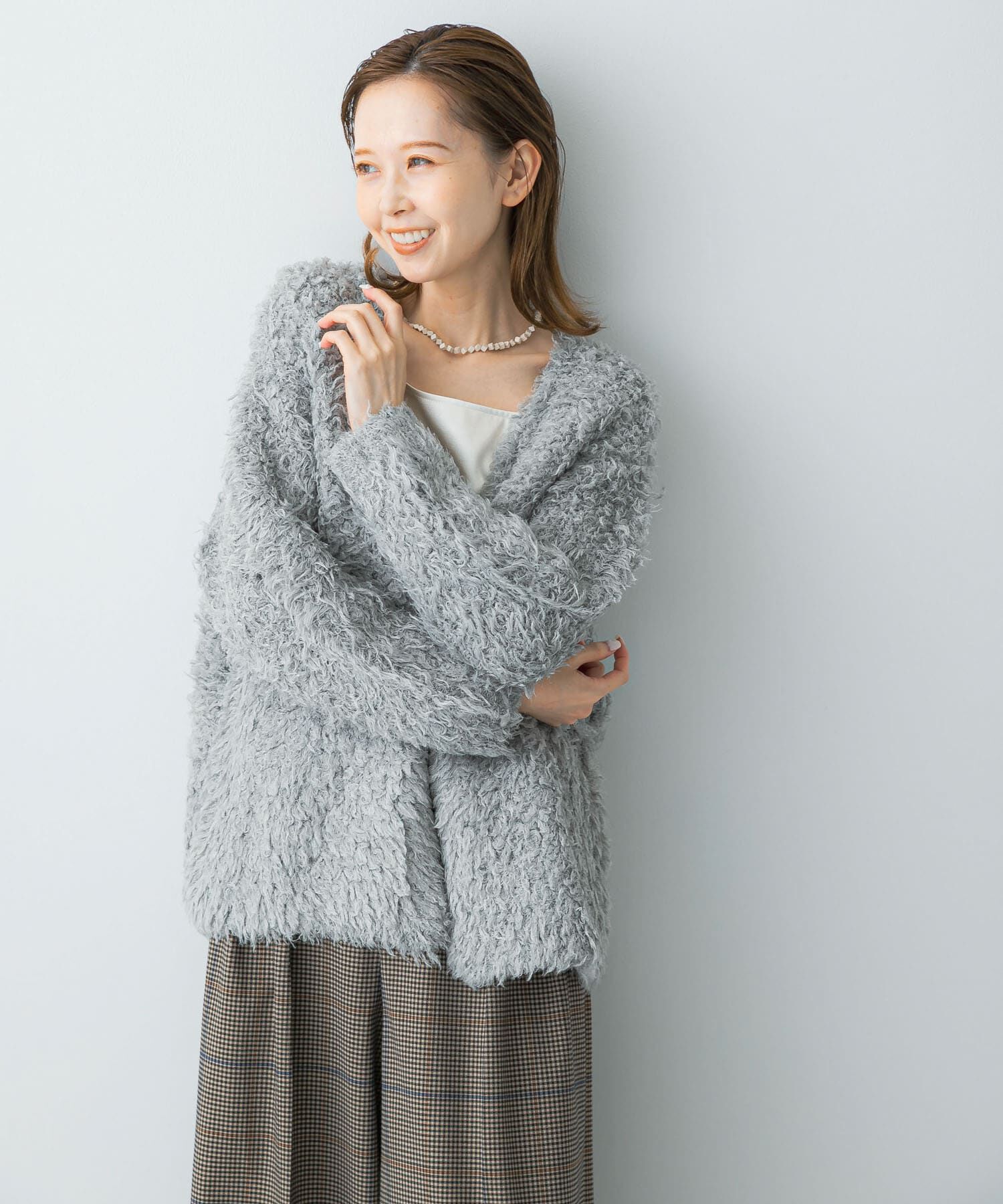 URBAN RESEARCH ROSSO「ヘアリーカーディガン」|カーディガン|