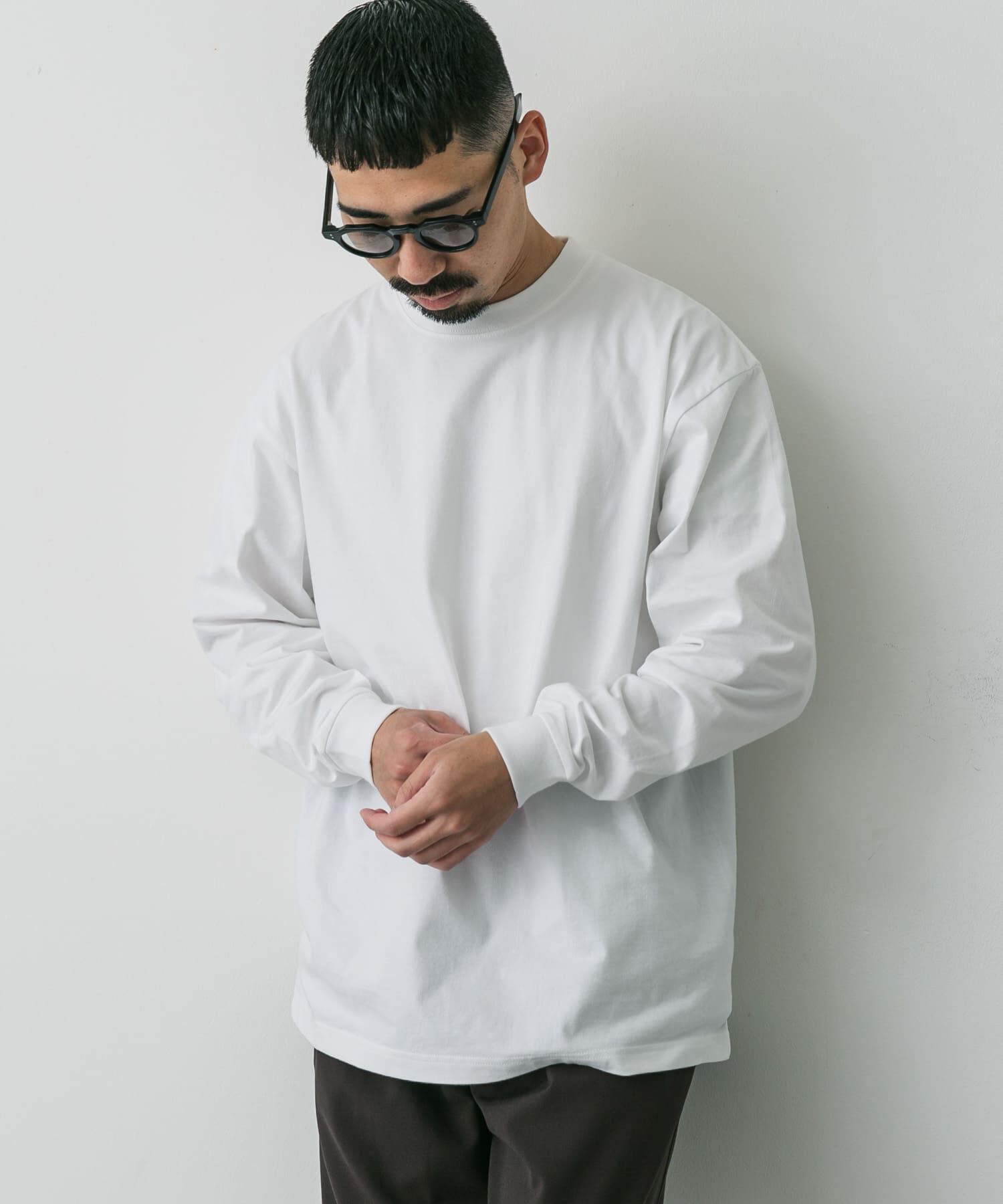 URBAN RESEARCH DOORS「『別注』HANES&times;DOORS　BEEFY-T DOORS FIT LONG-SLEEVE」|Tシャツ・カットソー|
