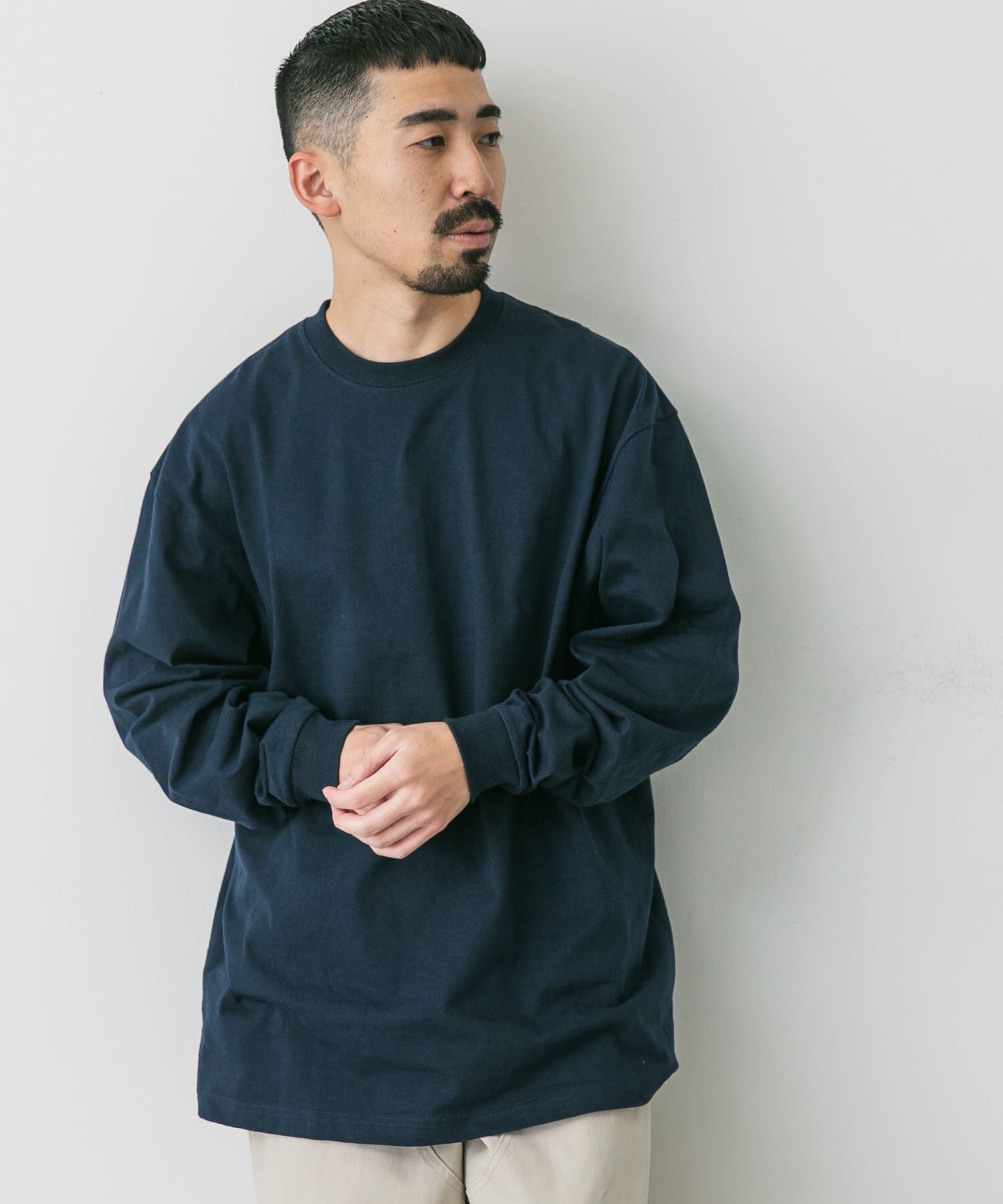 URBAN RESEARCH DOORS「『別注』HANES&times;DOORS　BEEFY-T DOORS FIT LONG-SLEEVE」|Tシャツ・カットソー|