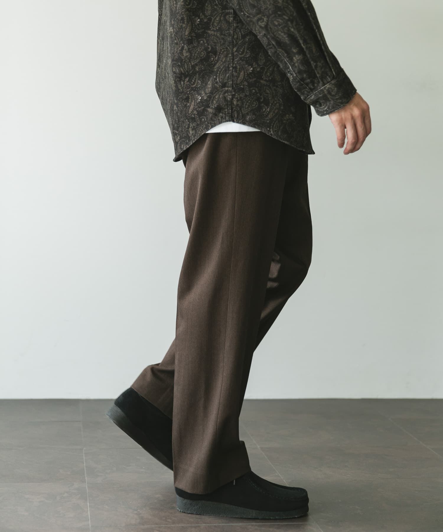 URBAN RESEARCH DOORS「『仁村紗和さん着用』『UR TECH』完声2タックワイドトラウザー」|その他|