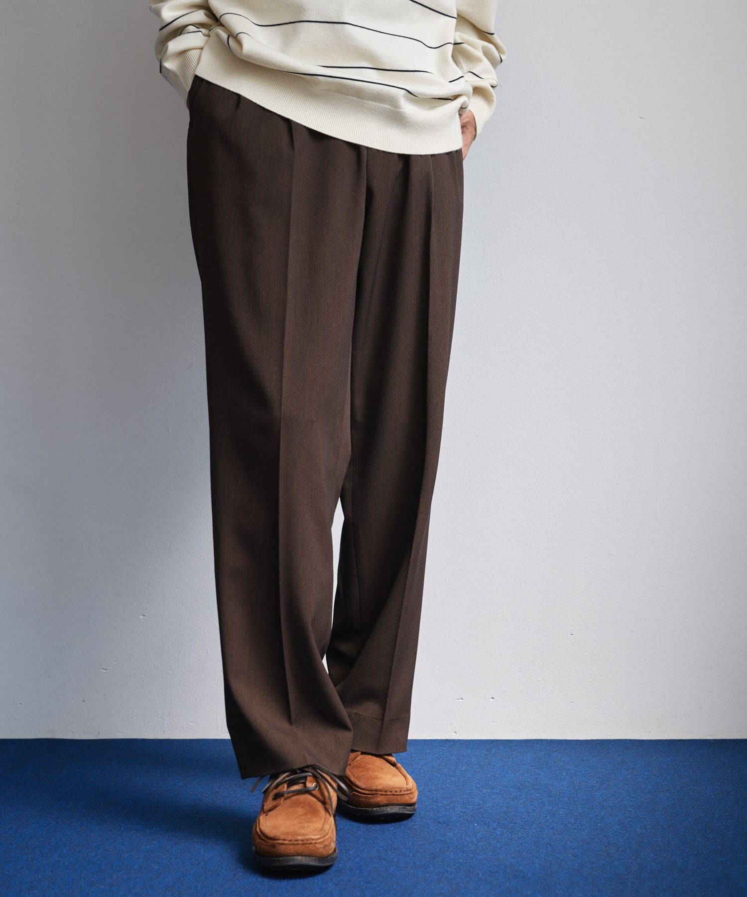 URBAN RESEARCH DOORS「『仁村紗和さん着用』『UR TECH』完声2タックワイドトラウザー」|その他|