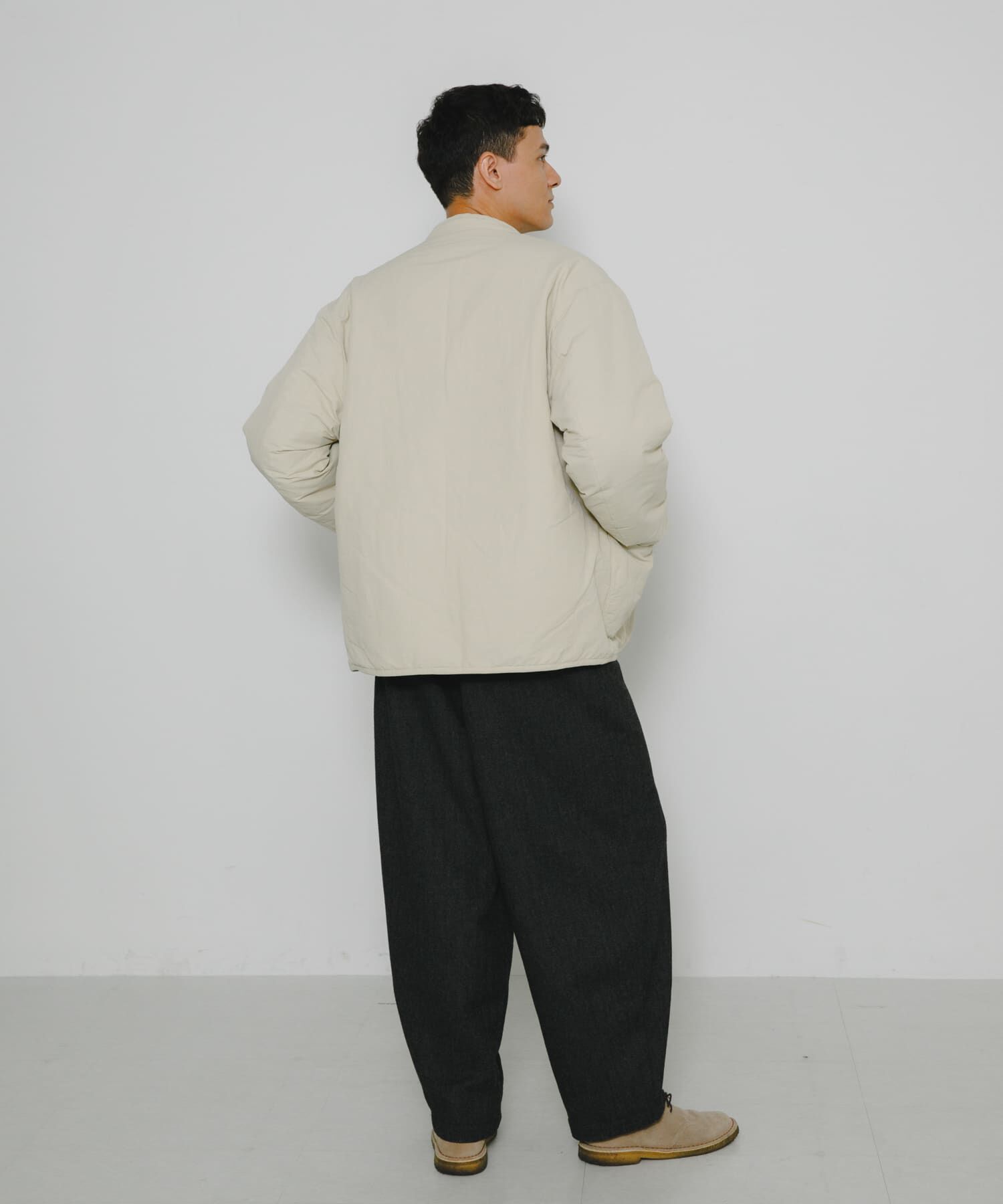 Sonny Label 「『別注』ARMY TWILL&times;Sonny Label　Reversible Jacket」|ノーカラーコート|