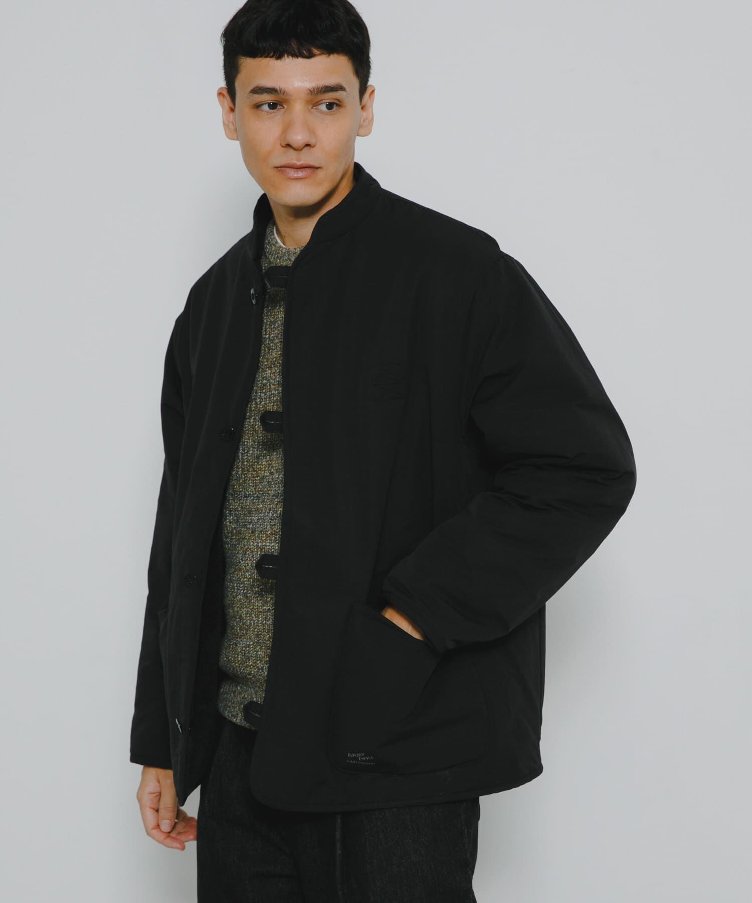 Sonny Label 「『別注』ARMY TWILL&times;Sonny Label　Reversible Jacket」|ノーカラーコート|