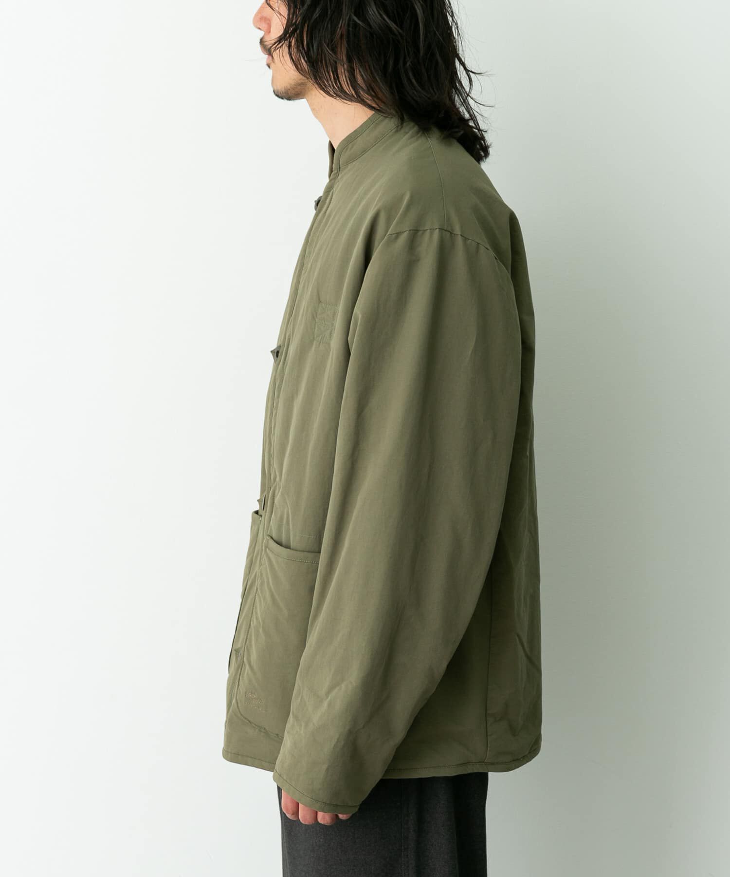 Sonny Label 「『別注』ARMY TWILL&times;Sonny Label　Reversible Jacket」|ノーカラーコート|