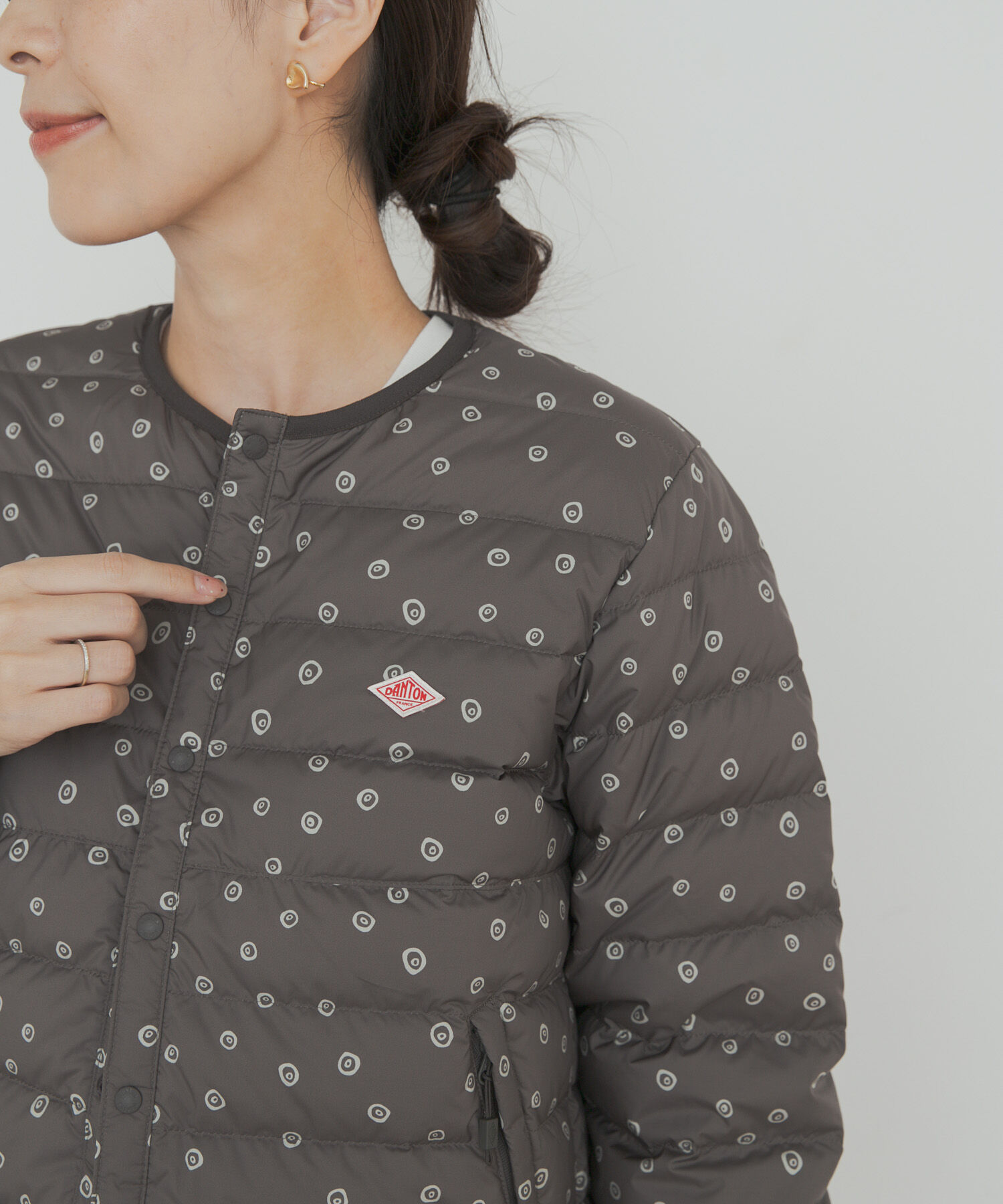 URBAN RESEARCH DOORS「DANTON　INNERDOWN CREWNECKJACKET」|ダウン|