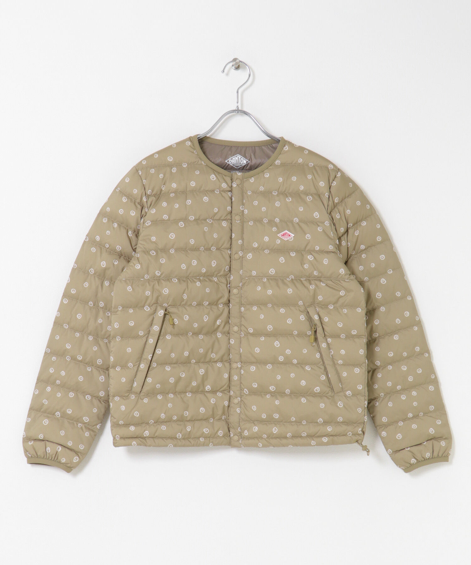 URBAN RESEARCH DOORS「DANTON　INNERDOWN CREWNECKJACKET」|ダウン|ベージュ系その他