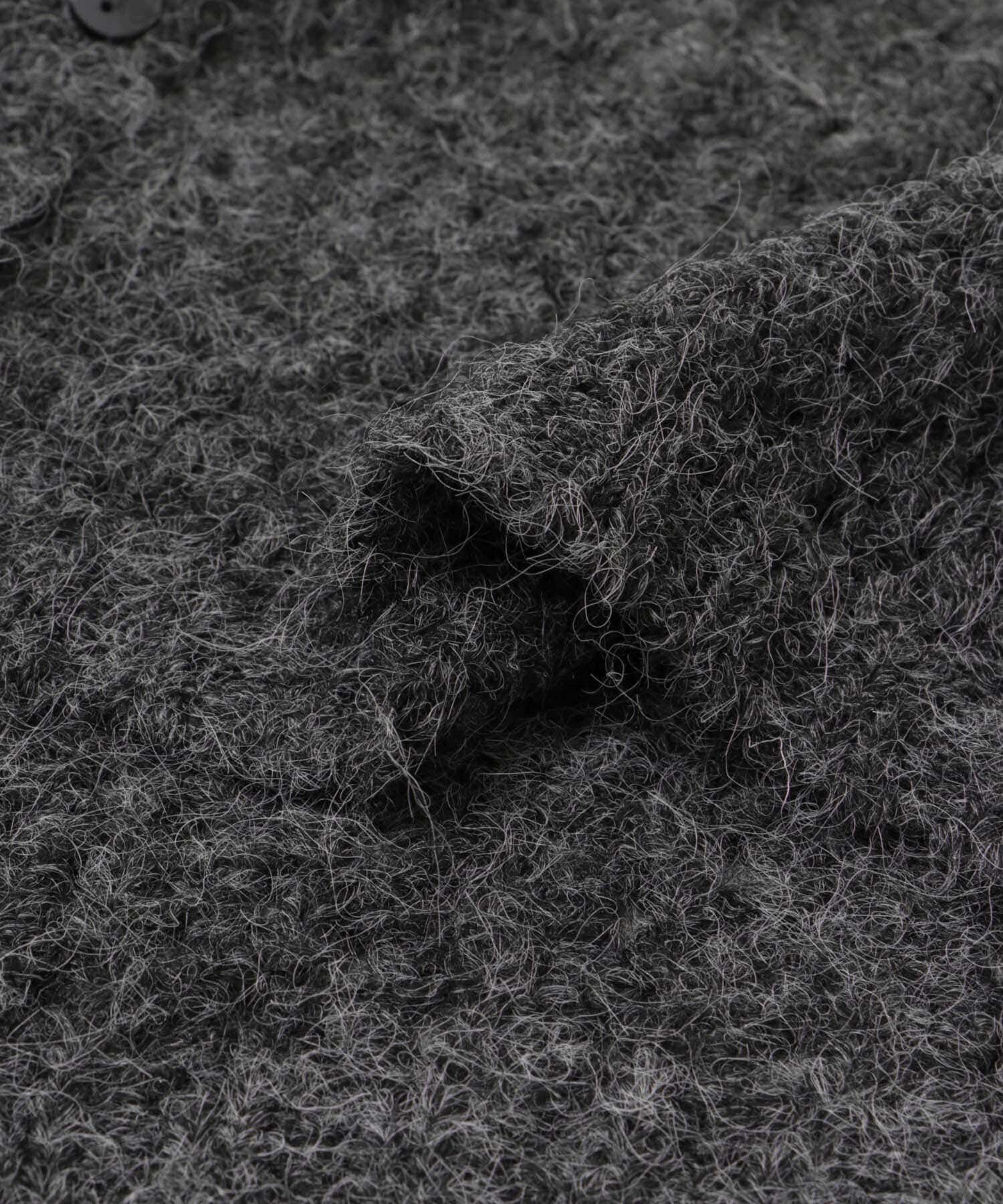 LAATO「mesh knit polo cardigan」|カーディガン|