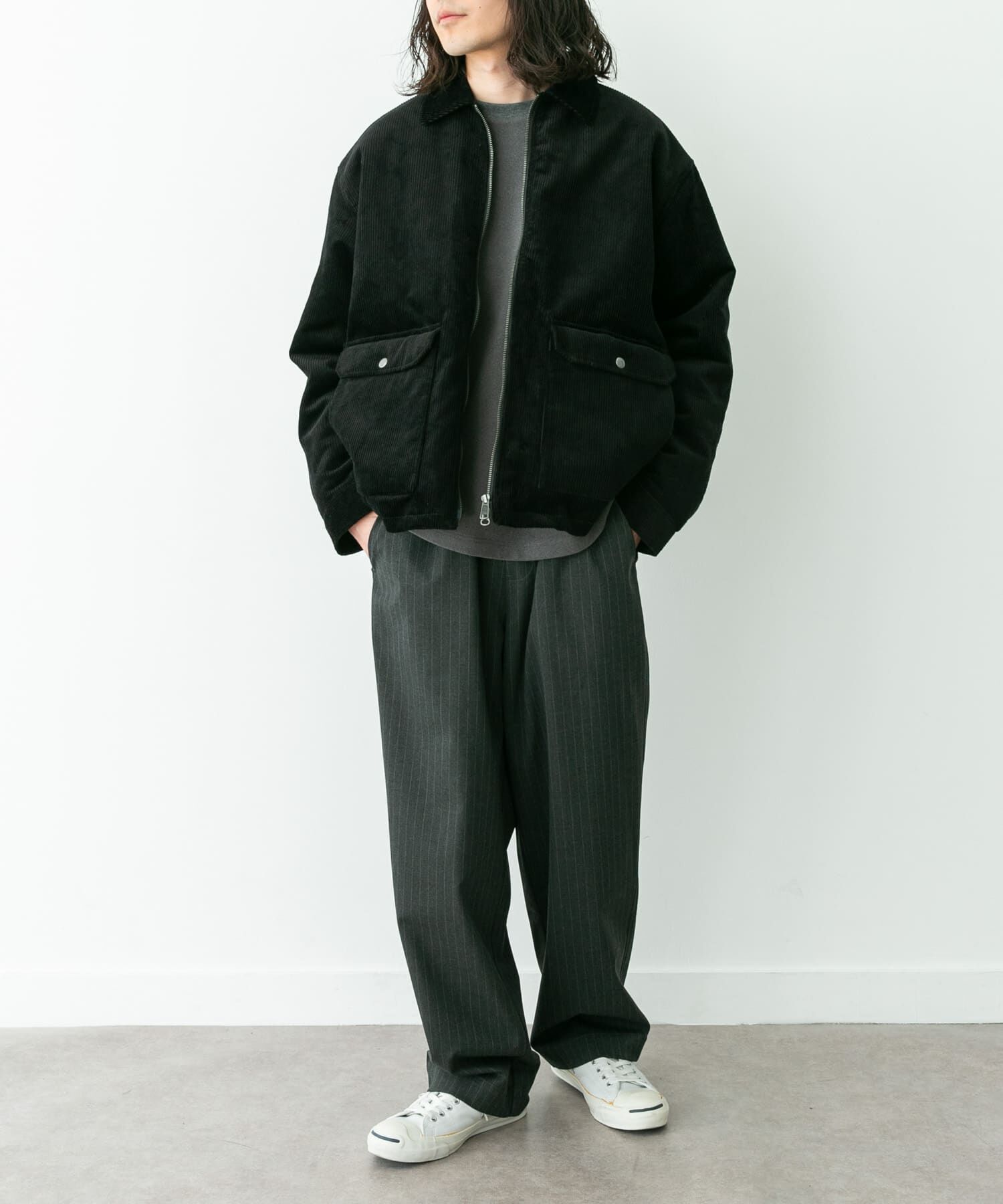 Sonny Label 「パデッドショートジップブルゾン」|ブルゾン・スタジャン|