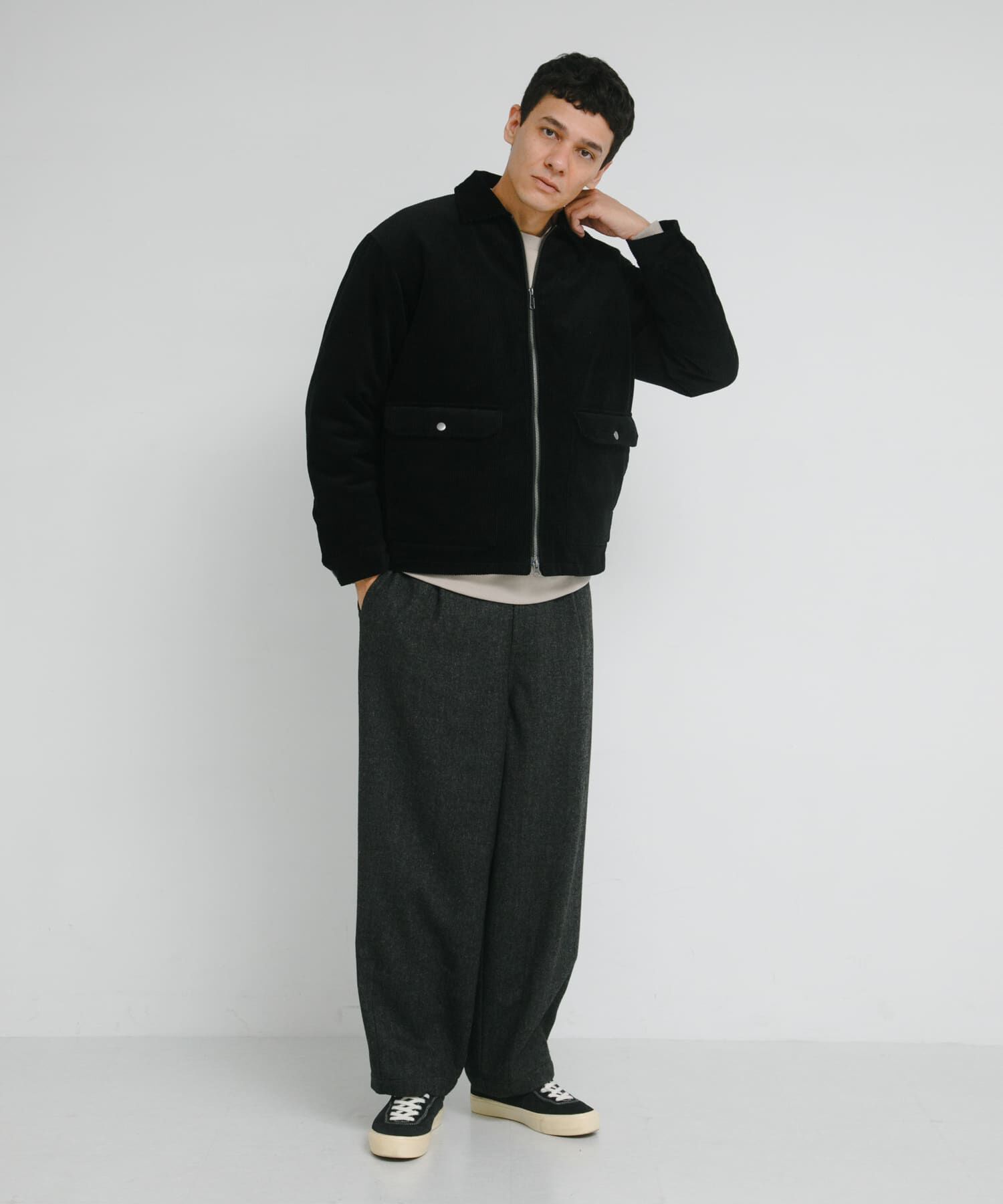 Sonny Label 「パデッドショートジップブルゾン」|ブルゾン・スタジャン|