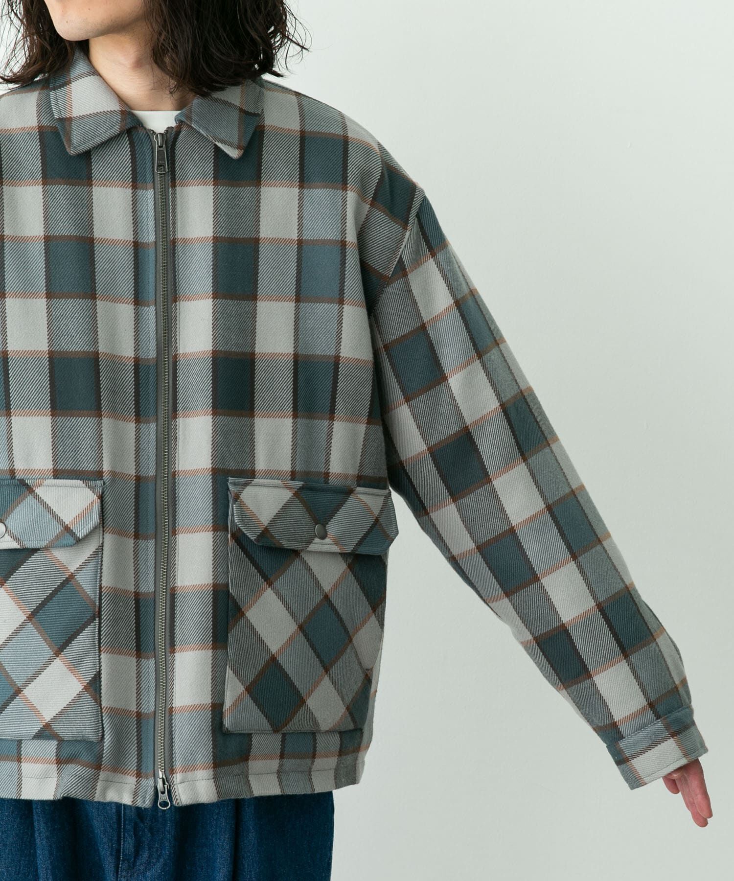 Sonny Label 「パデッドショートジップブルゾン」|ブルゾン・スタジャン|