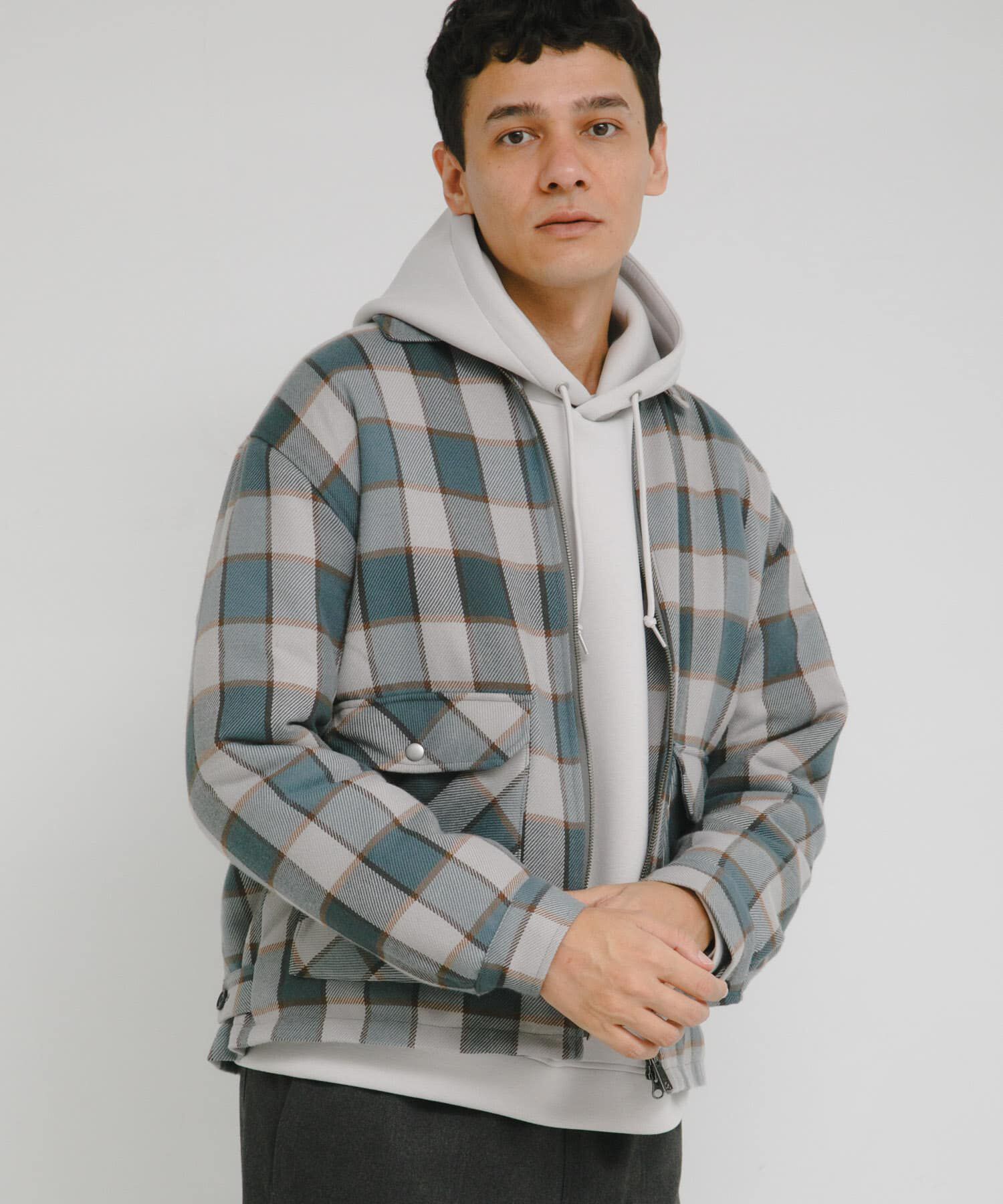 Sonny Label 「パデッドショートジップブルゾン」|ブルゾン・スタジャン|