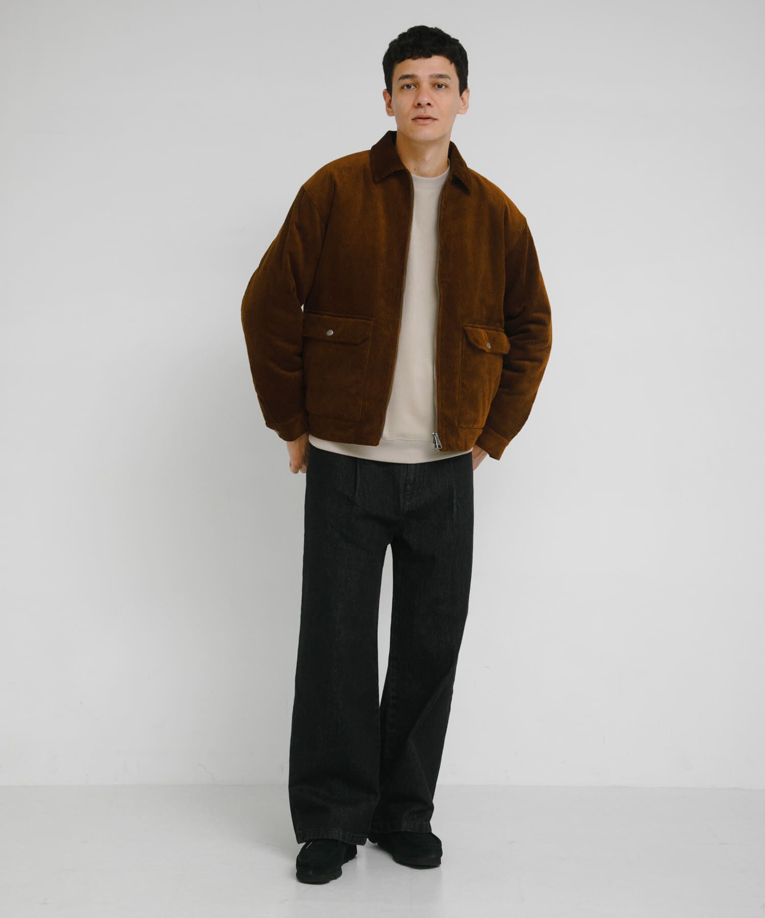 Sonny Label 「パデッドショートジップブルゾン」|ブルゾン・スタジャン|