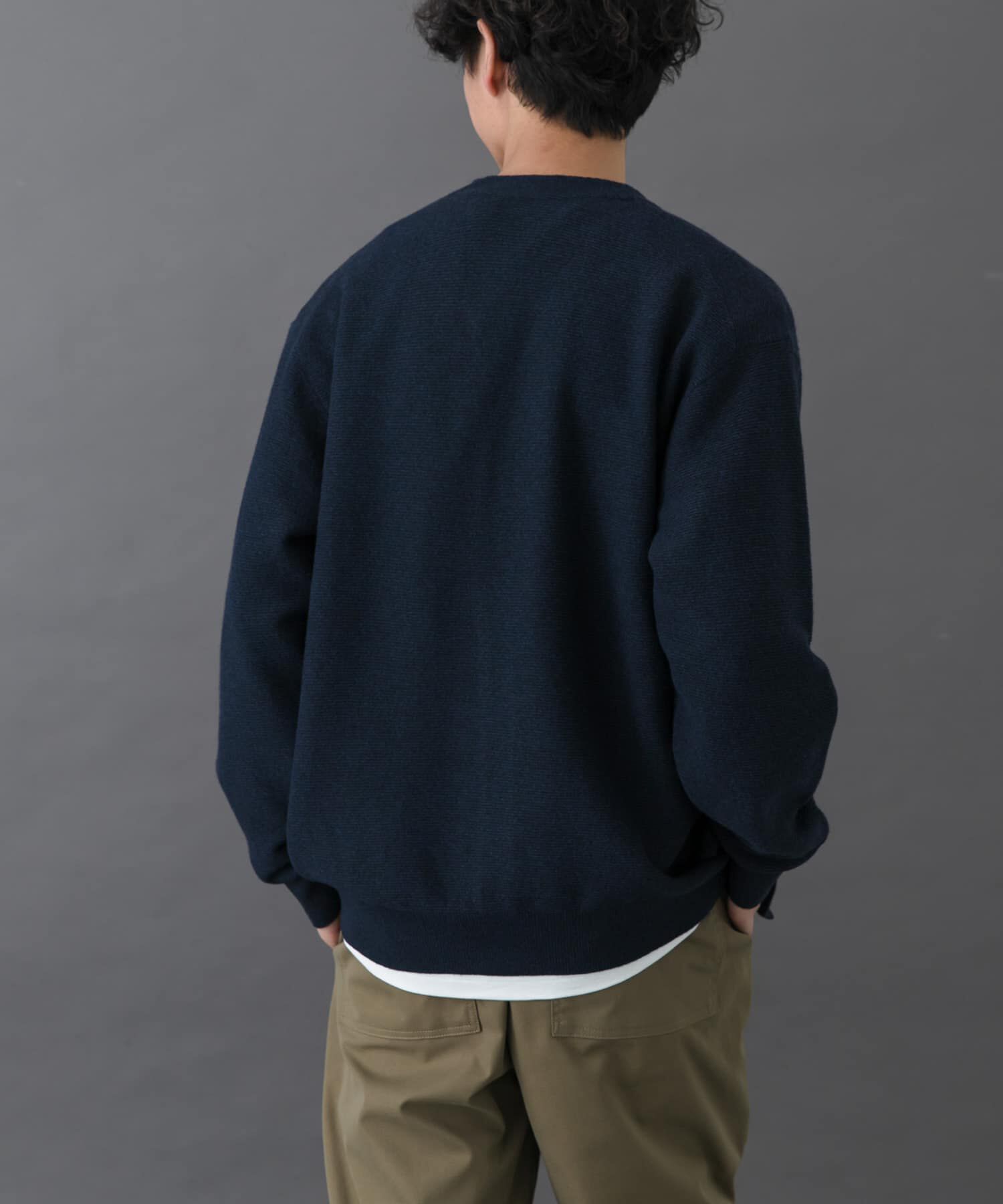 URBAN RESEARCH DOORS「FORK&SPOON　PROVORONE Vネックカーディガン」|カーディガン|