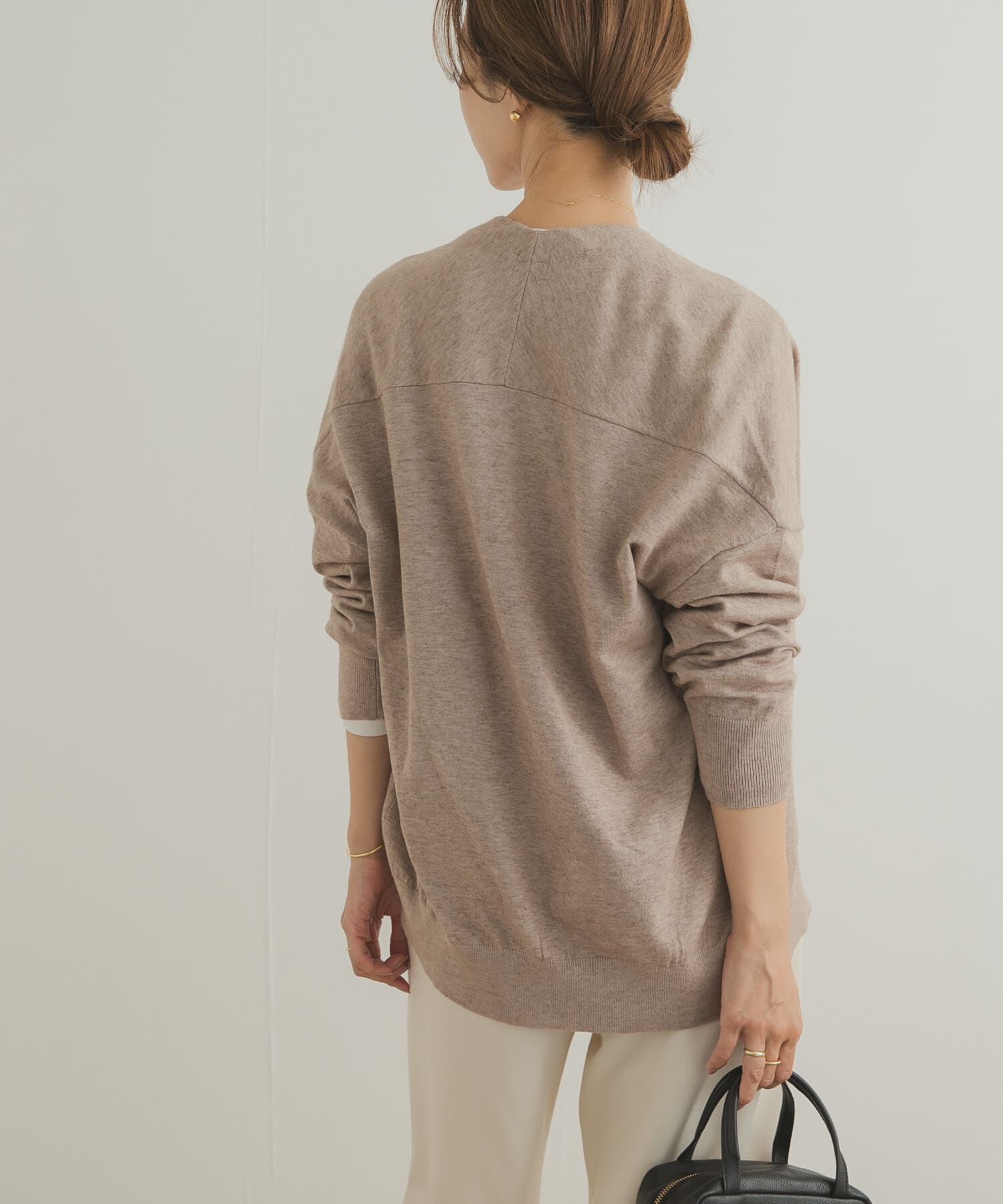 URBAN RESEARCH DOORS「Vネックソフトニットカーディガン」|ニット・セーター|