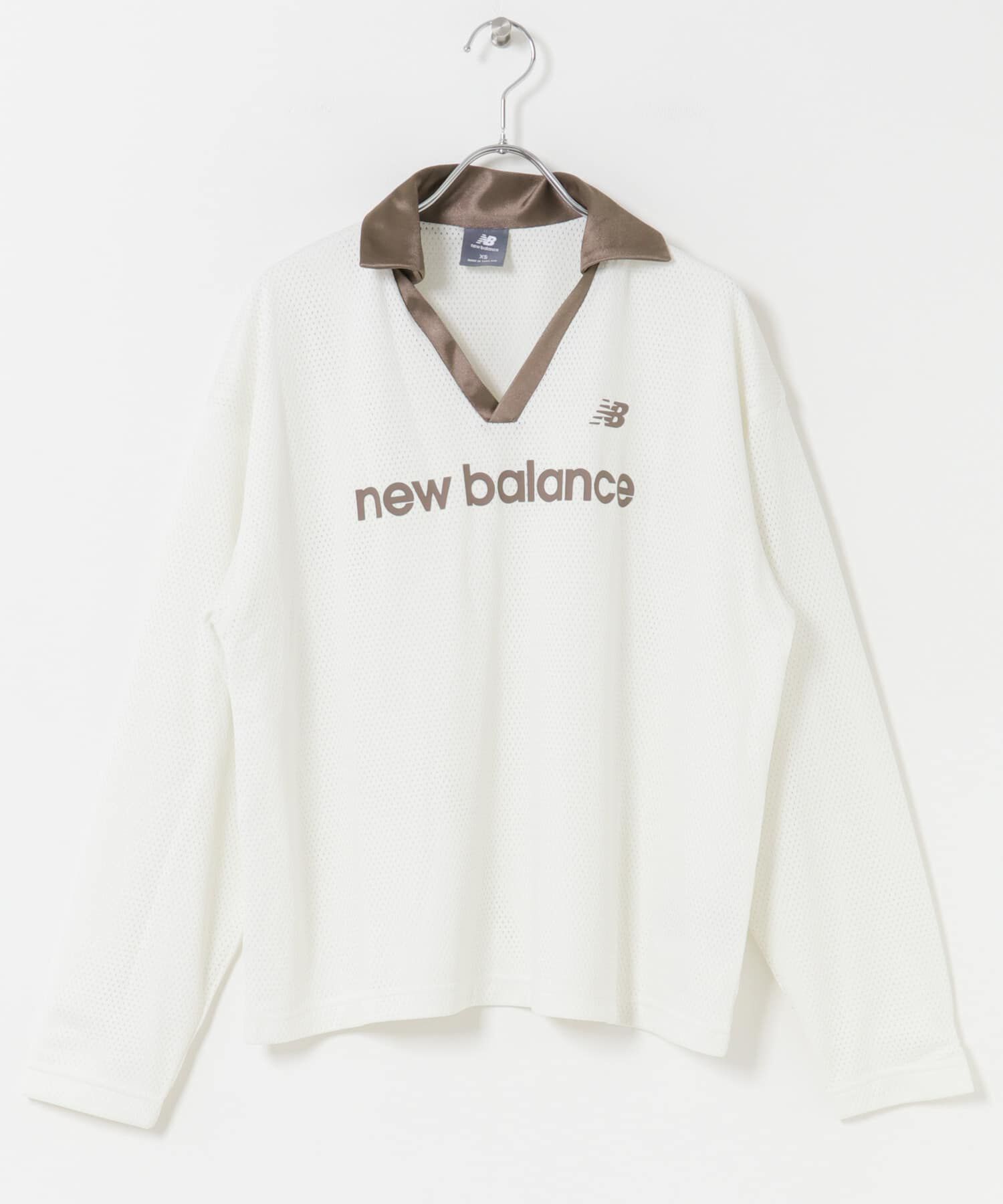 URBAN RESEARCH DOORS「NEW BALANCE　メッシュジャージロングスリーブ」|Tシャツ・カットソー|