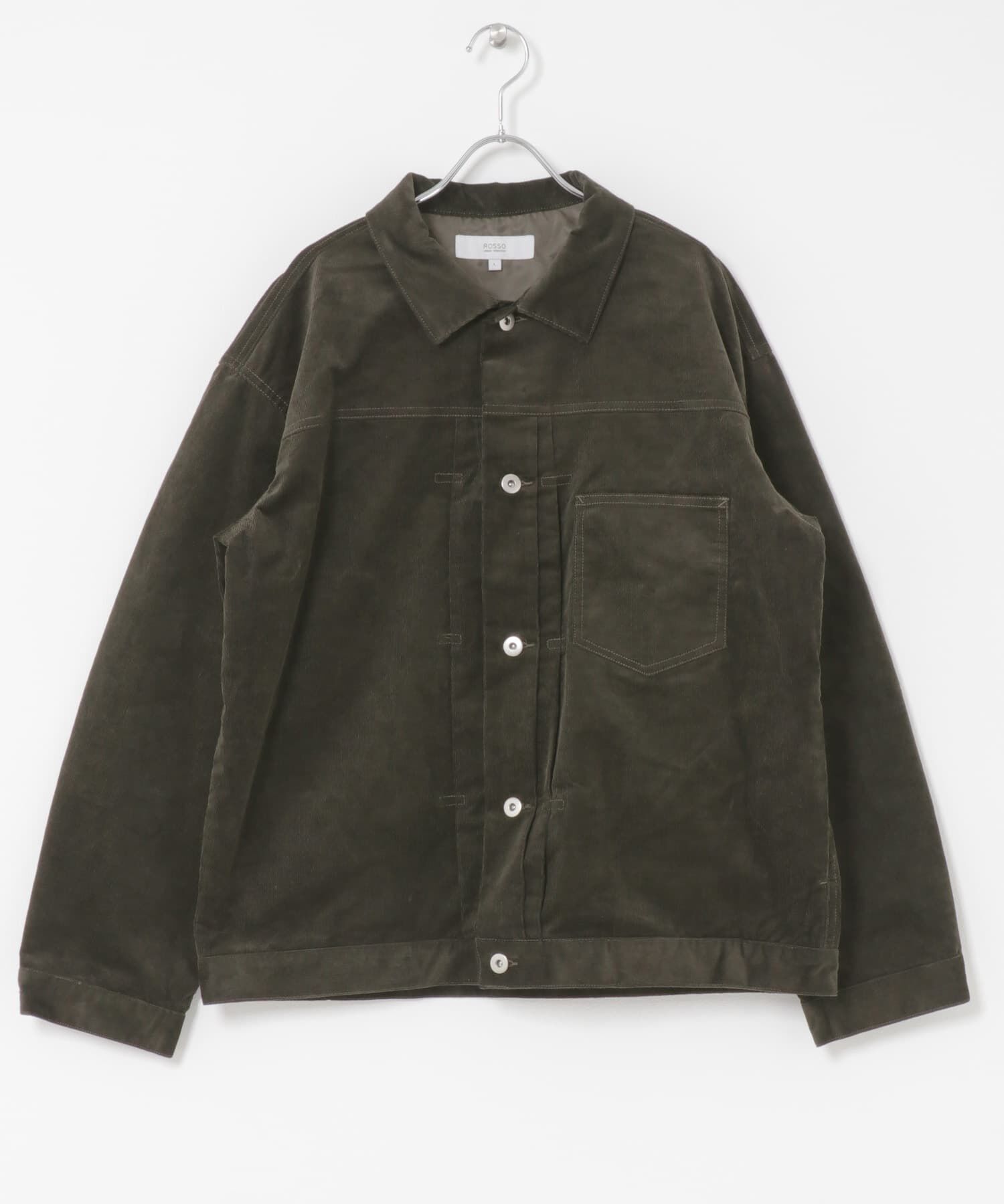 URBAN RESEARCH ROSSO「『XLサイズあり』リラックスコーデュロイブルゾン」|ブルゾン・スタジャン|