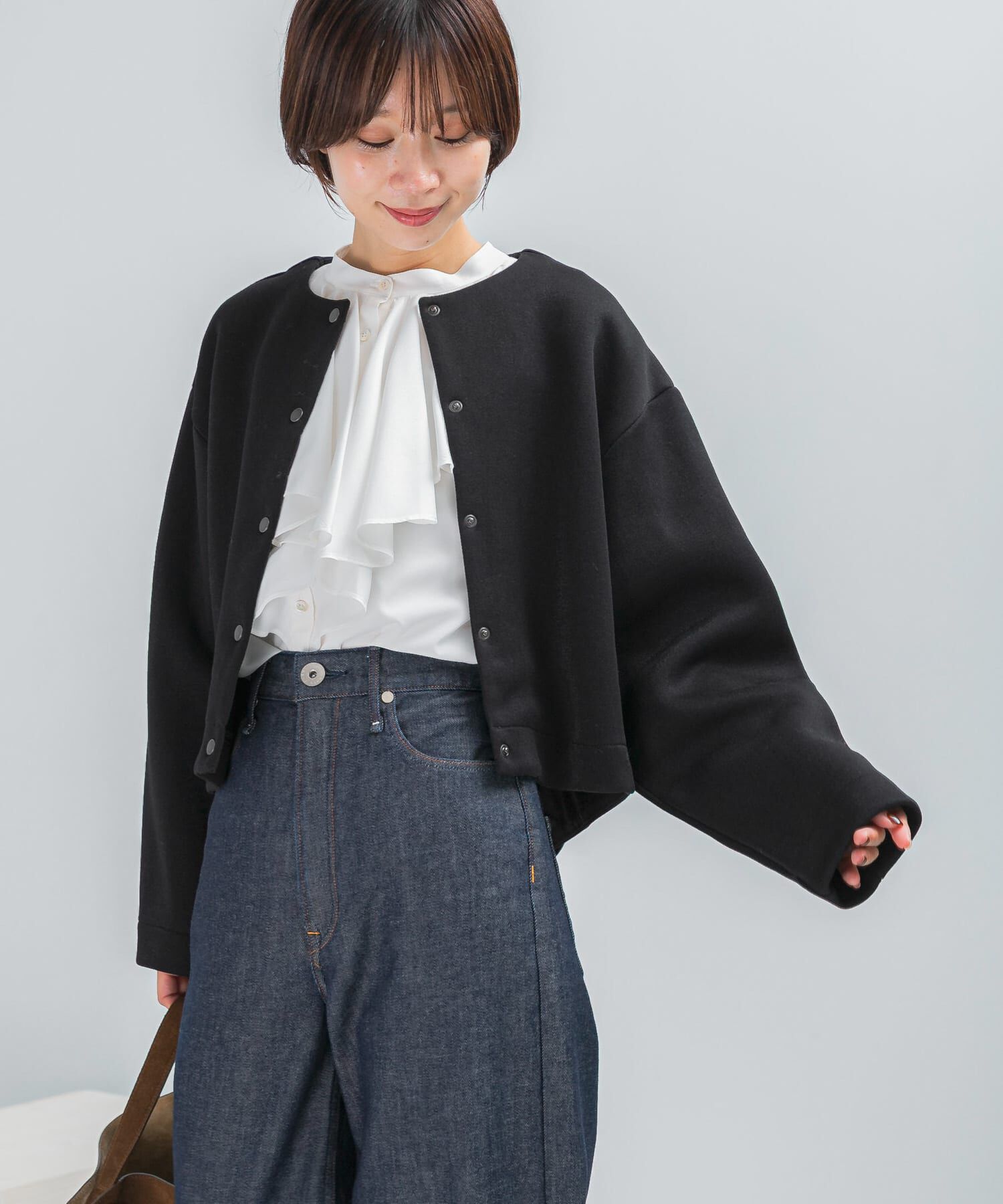 URBAN RESEARCH ROSSO「ブライトダンボール釦デザインプルオーバー」|その他|