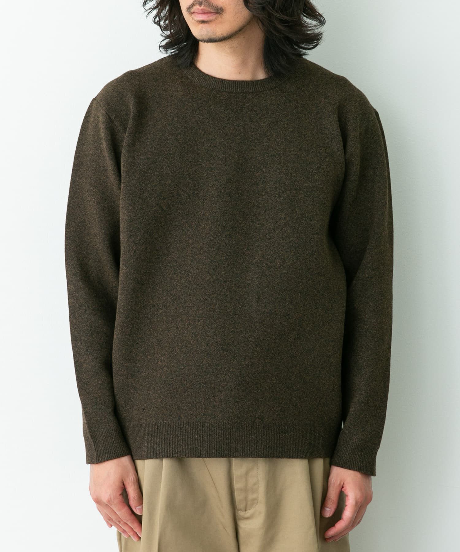 Sonny Label 「抗ピルウォッシャブルクルーネックニット」|ニット・セーター|