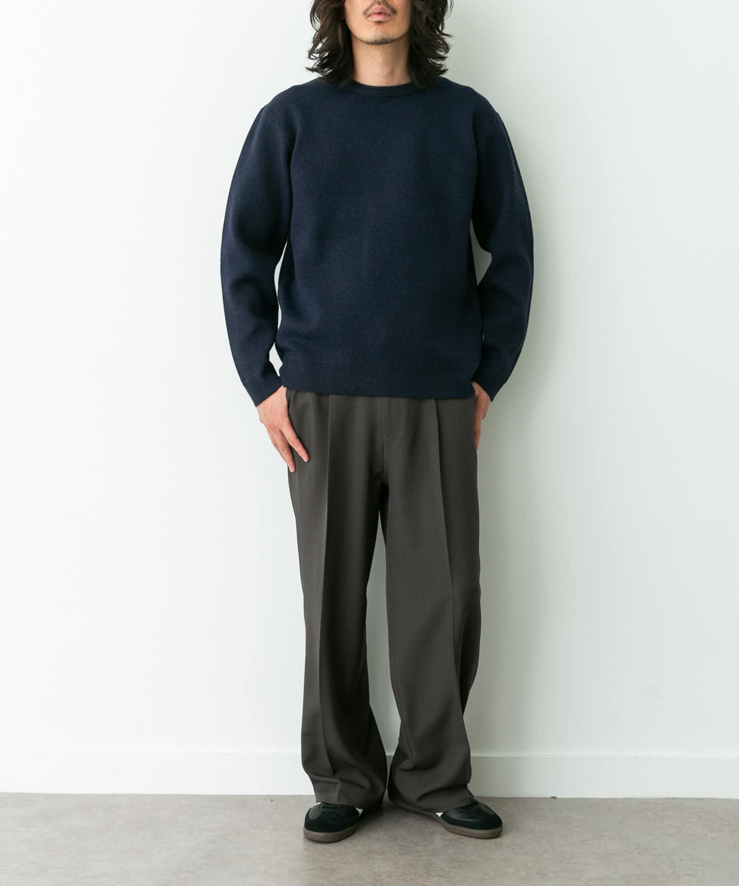 Sonny Label 「抗ピルウォッシャブルクルーネックニット」|ニット・セーター|