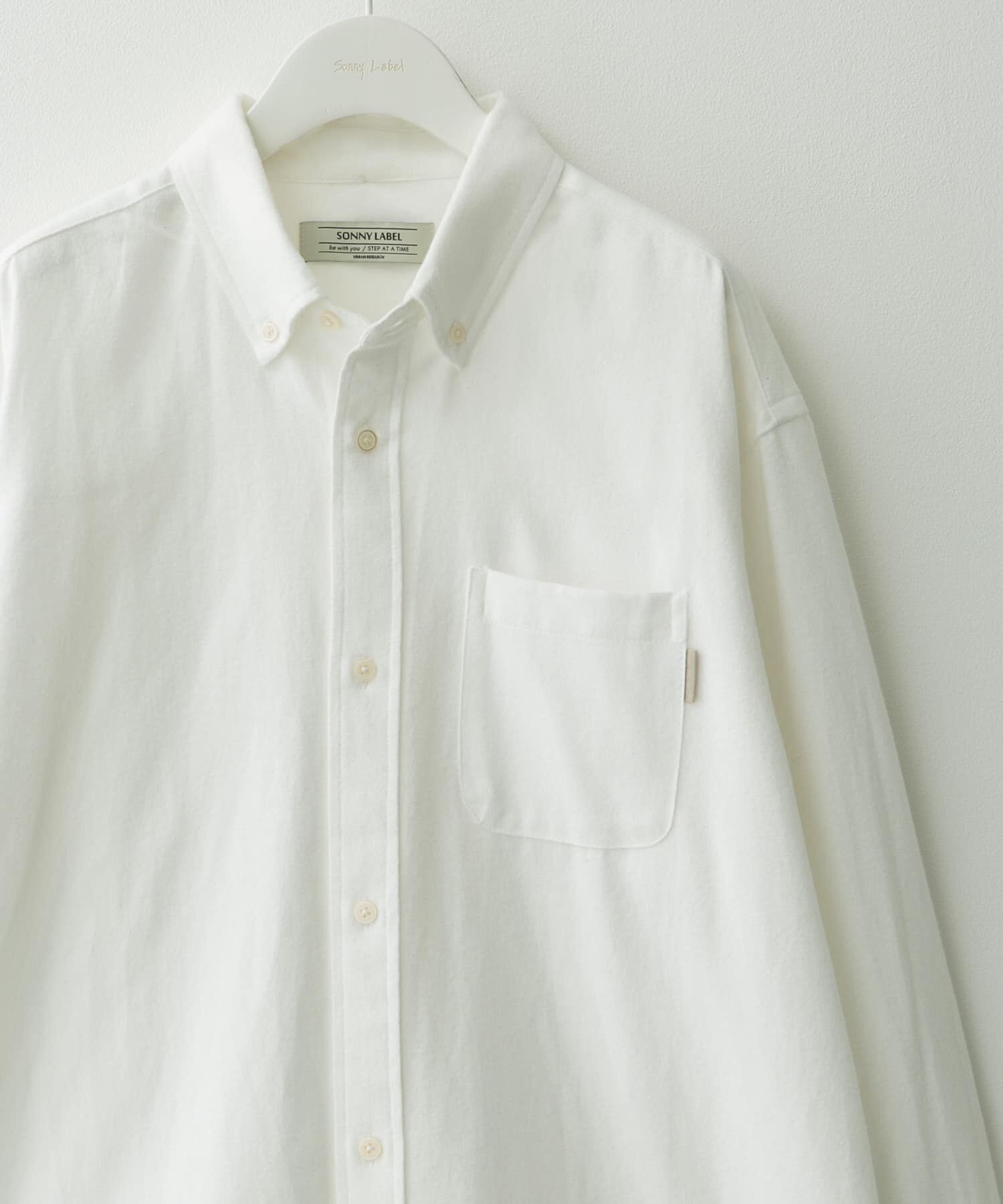 Sonny Label 「シャギーオックスボタンダウンシャツ」|シャツ・ブラウス|オフホワイト