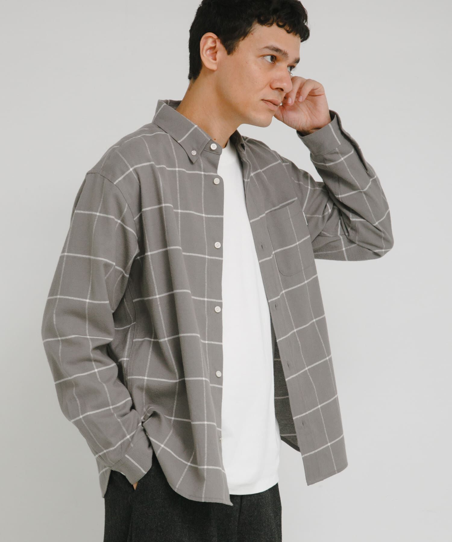 Sonny Label 「シャギーオックスボタンダウンシャツ」|シャツ・ブラウス|