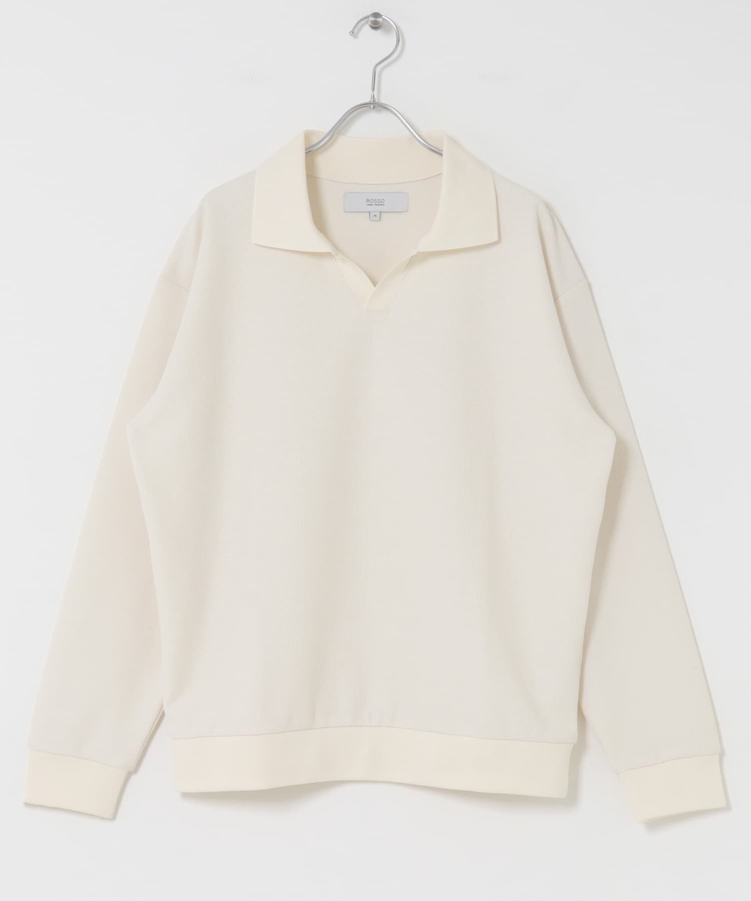 URBAN RESEARCH ROSSO「ダブルフェイスサーマルスキッパーポロシャツ」|ポロシャツ|