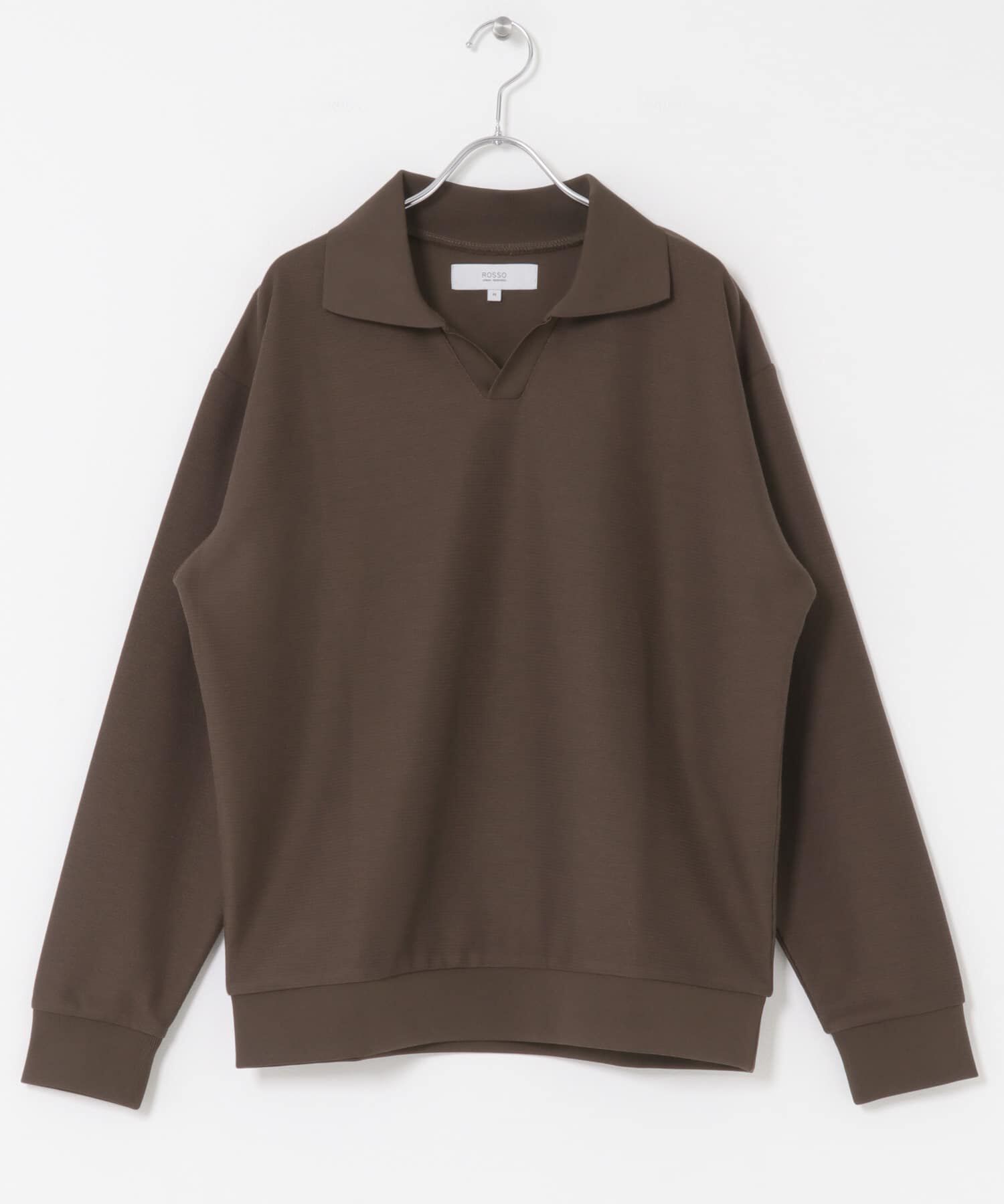 URBAN RESEARCH ROSSO「ダブルフェイスサーマルスキッパーポロシャツ」|ポロシャツ|