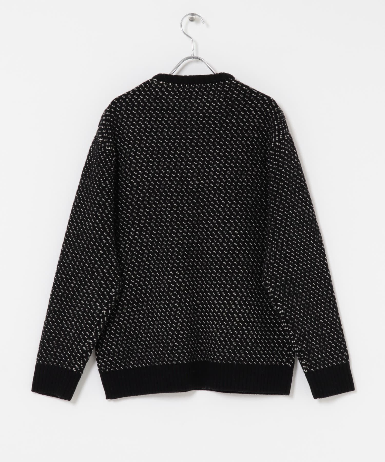 URBAN RESEARCH ROSSO「『XLサイズあり』バーズアイ柄ヘンリーネックニット」|ニット・セーター|