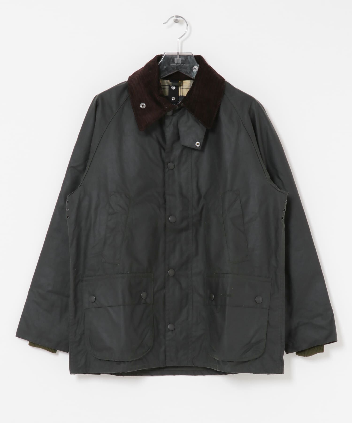 URBAN RESEARCH「Barbour　bedale wax jacket」|ノーカラーコート|