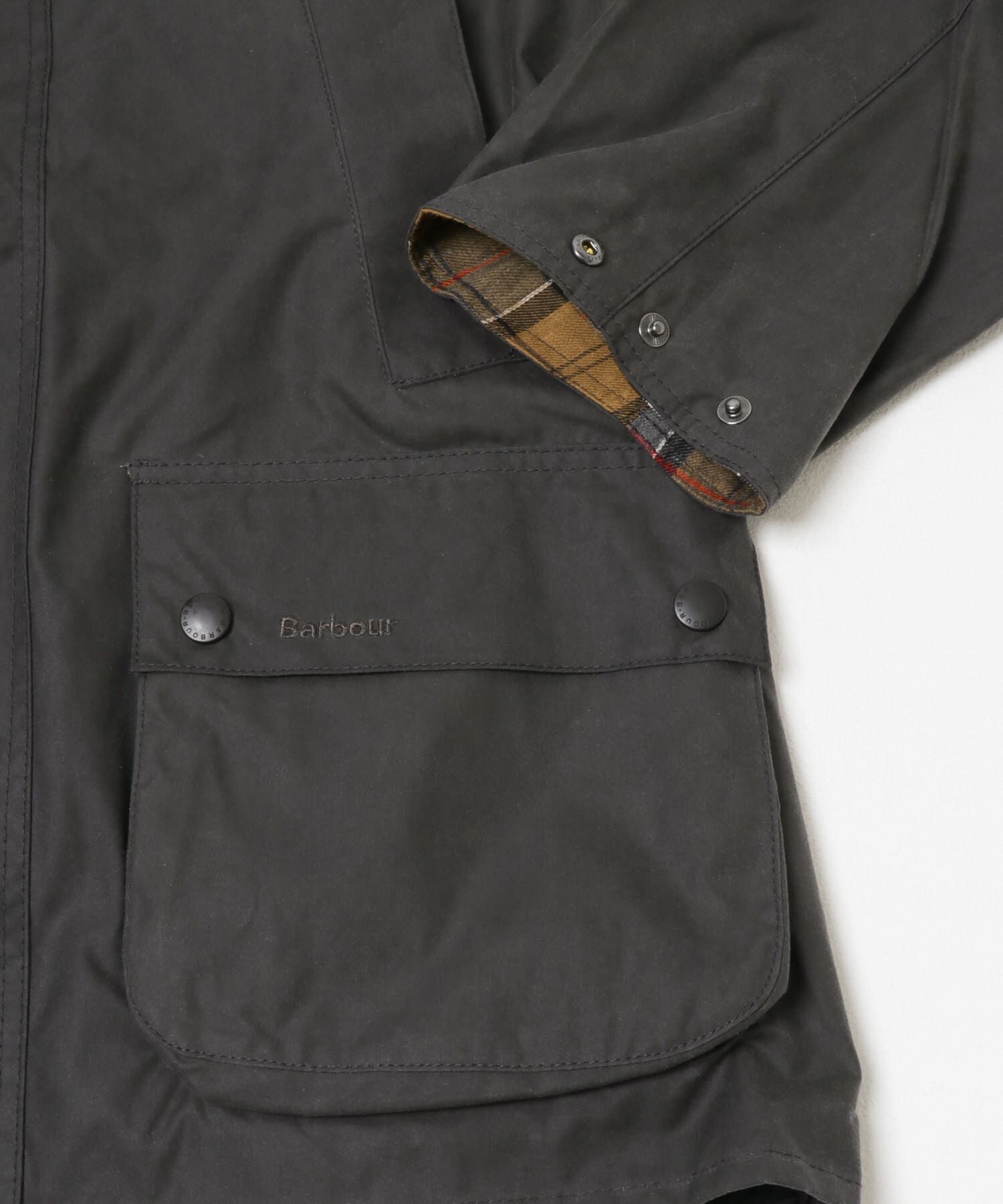 URBAN RESEARCH「Barbour　os bedale wax jacket」|ノーカラーコート|