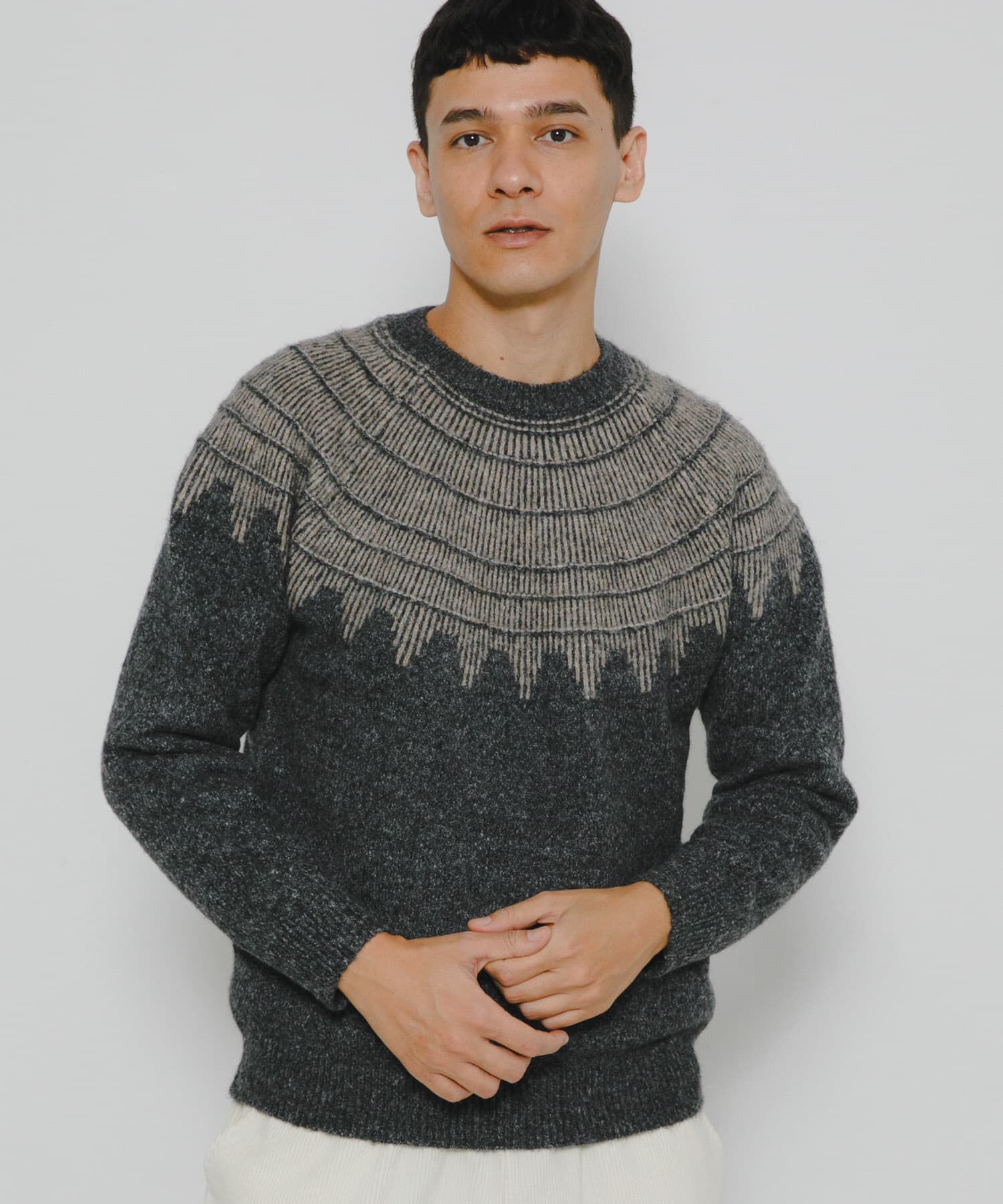 Sonny Label 「フェアアイル柄ニットプルオーバー」|ニット・セーター|