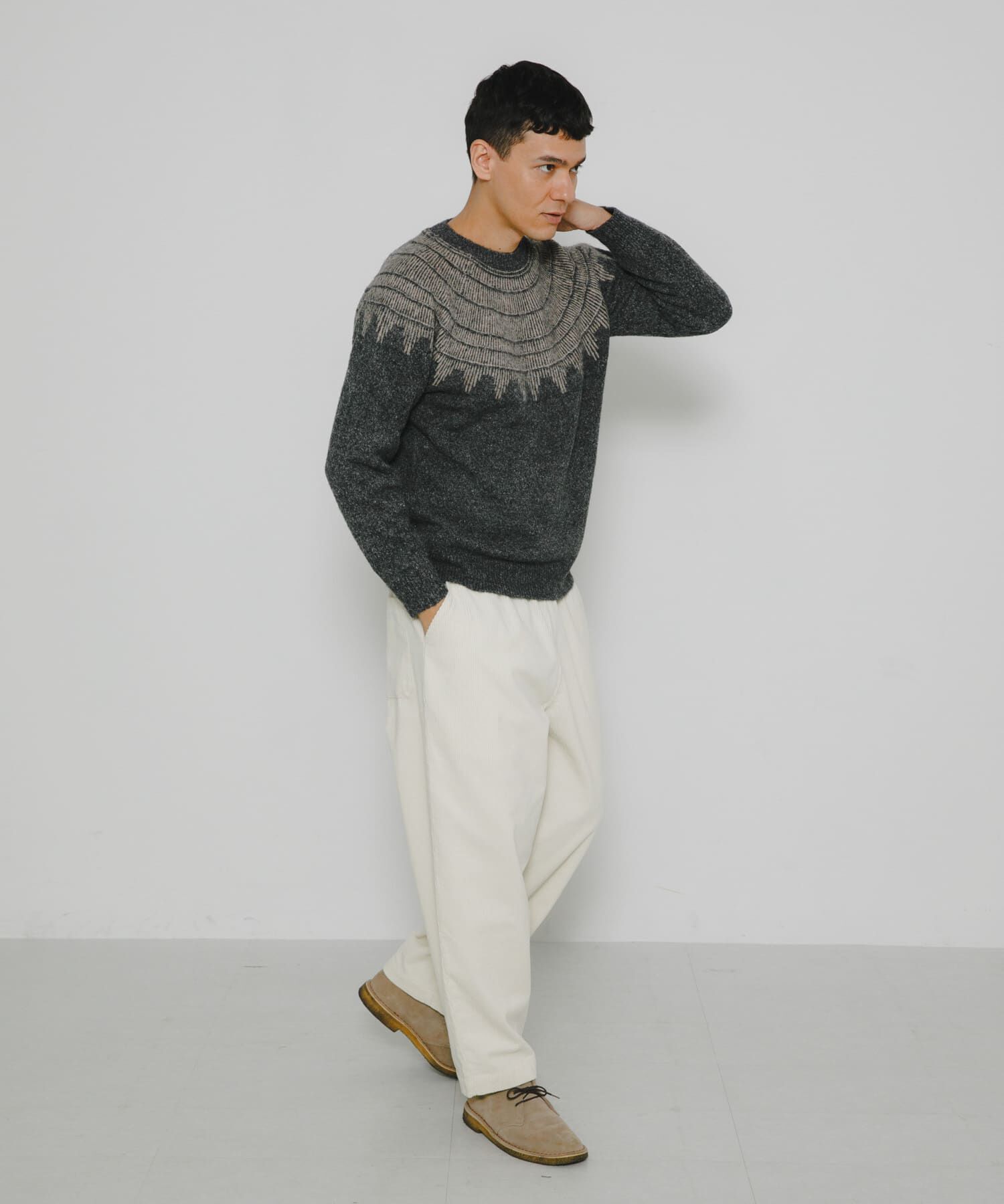 Sonny Label 「フェアアイル柄ニットプルオーバー」|ニット・セーター|