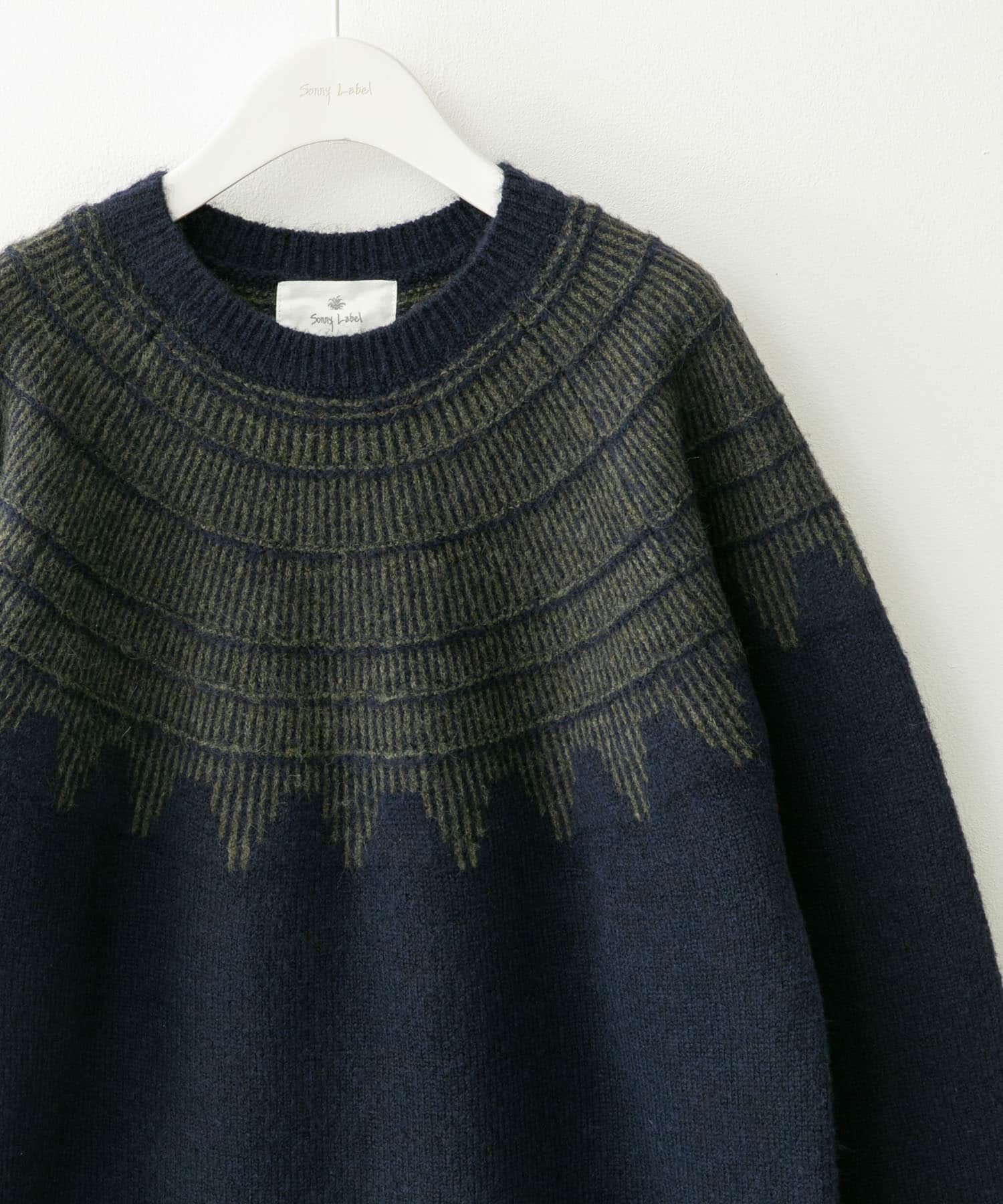 Sonny Label 「フェアアイル柄ニットプルオーバー」|ニット・セーター|
