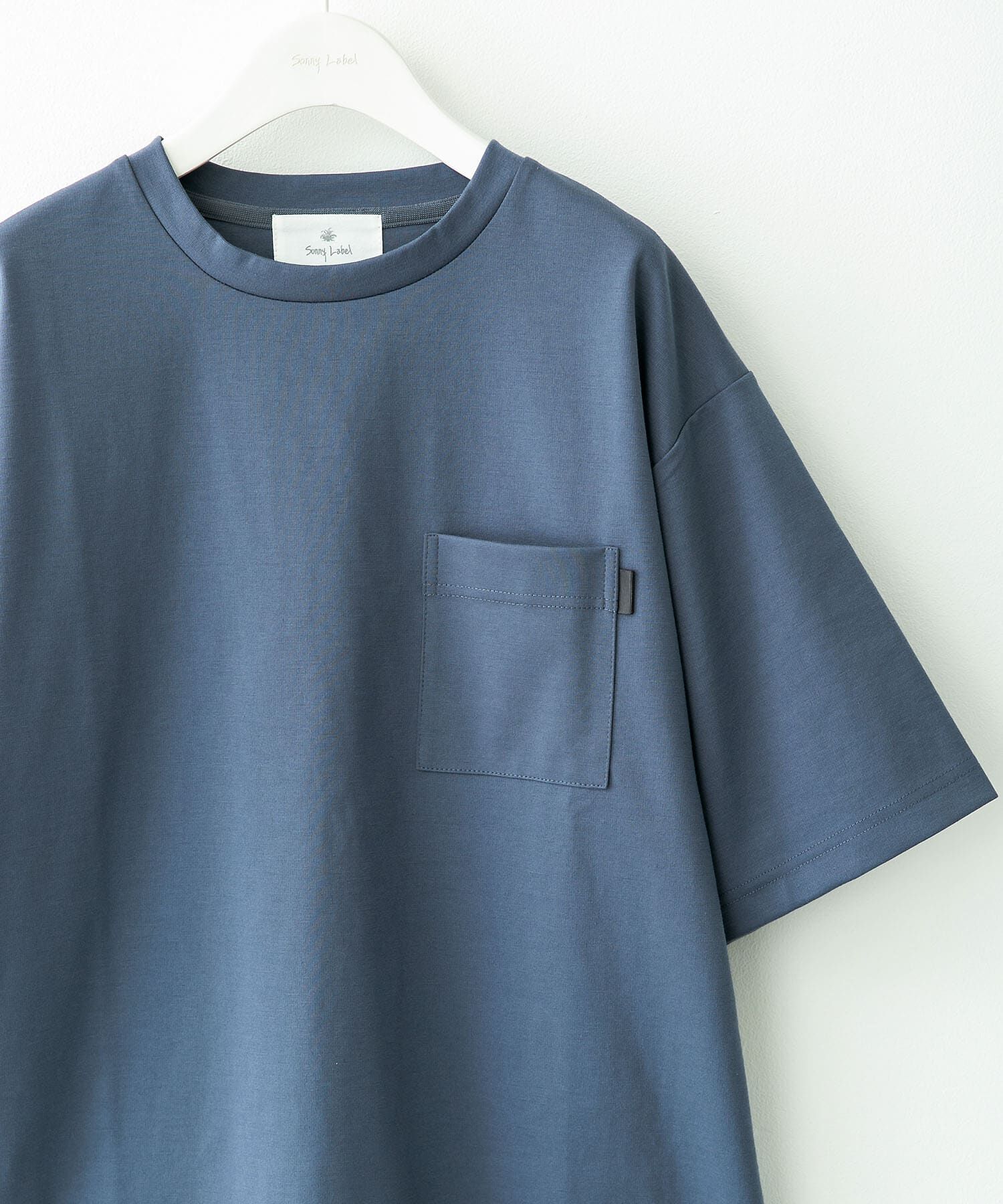 Sonny Label 「ポンチポケット付ショートスリーブTシャツ」|Tシャツ・カットソー|ブルー