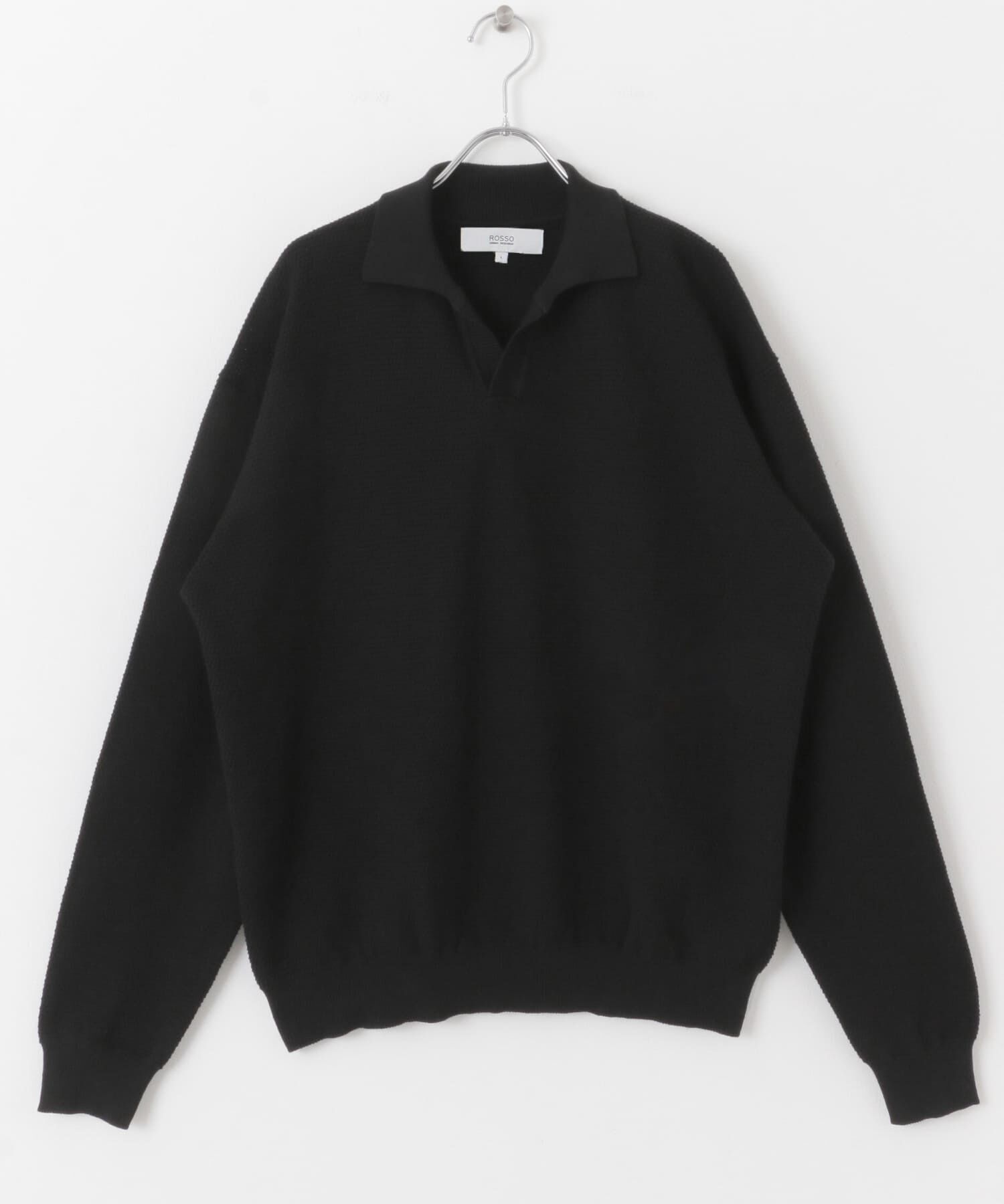 URBAN RESEARCH ROSSO「『WEB限定』変形カノコスキッパーニットポロ」|ニット・セーター|