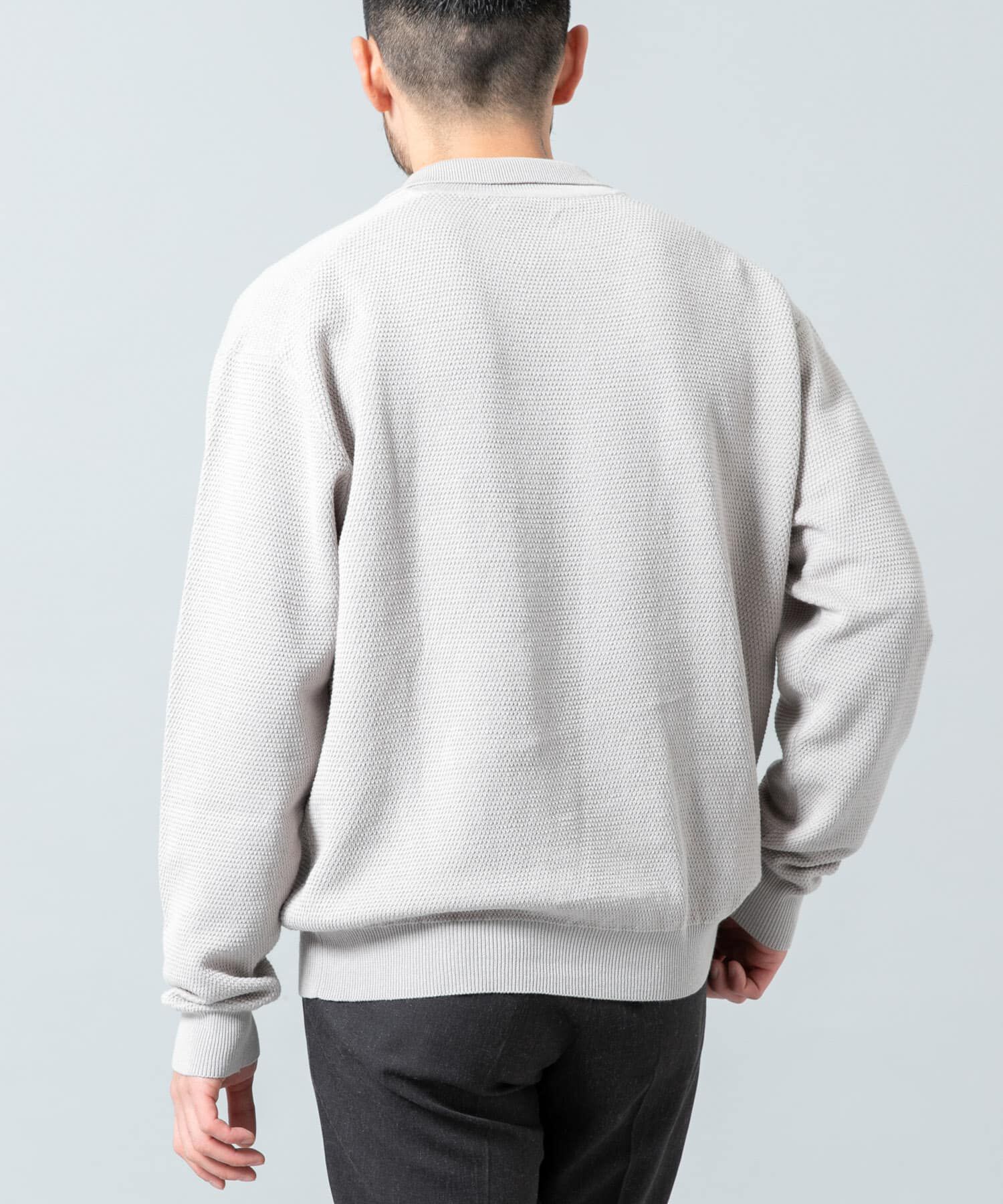 URBAN RESEARCH ROSSO「『WEB限定』変形カノコスキッパーニットポロ」|ニット・セーター|