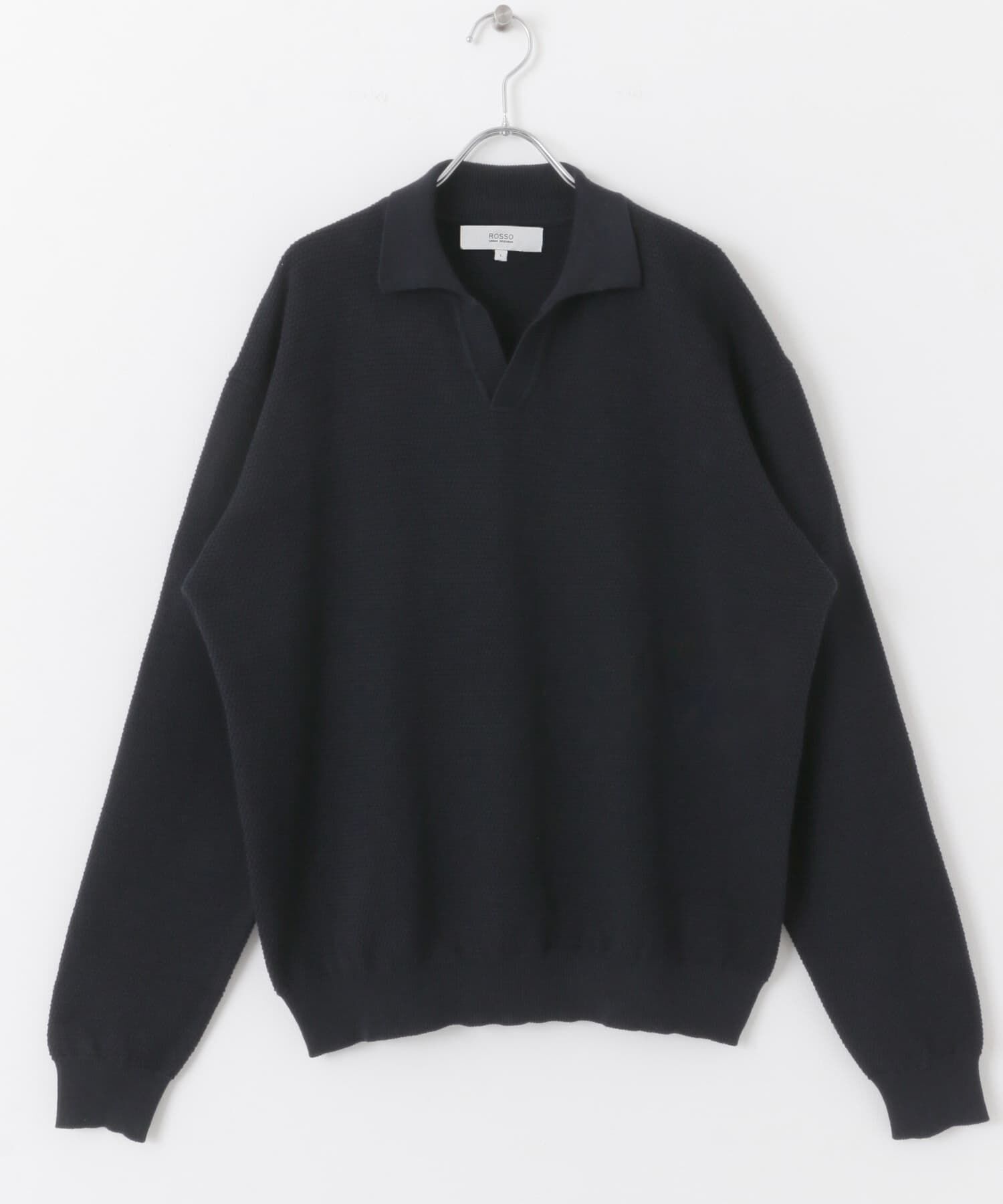 URBAN RESEARCH ROSSO「『WEB限定』変形カノコスキッパーニットポロ」|ニット・セーター|