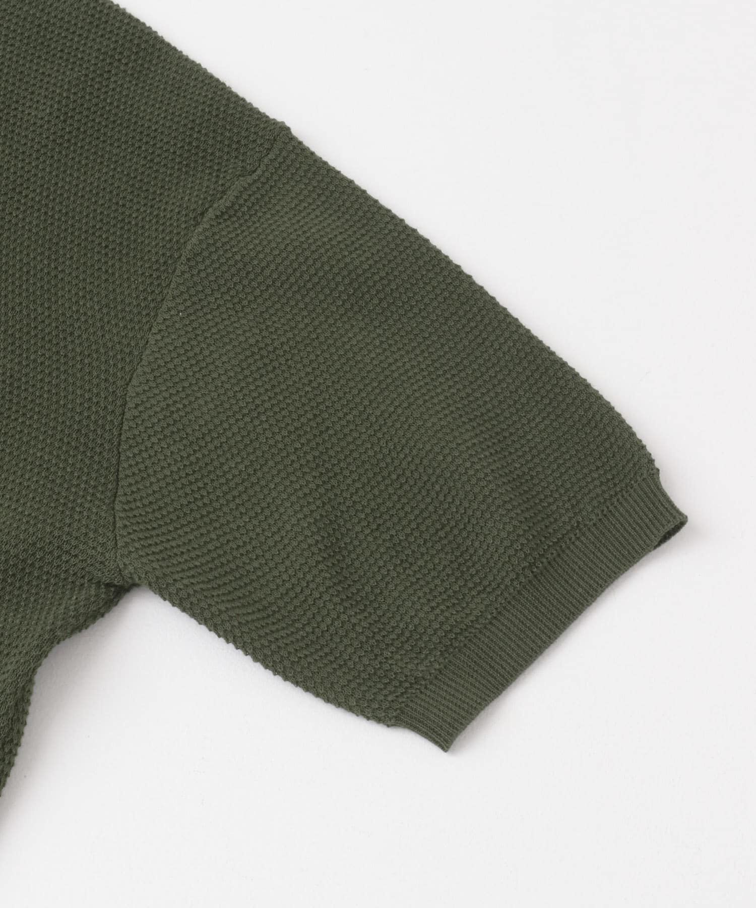 URBAN RESEARCH ROSSO「『WEB限定』変形カノコ半袖クルーネックニット」|ニット・セーター|