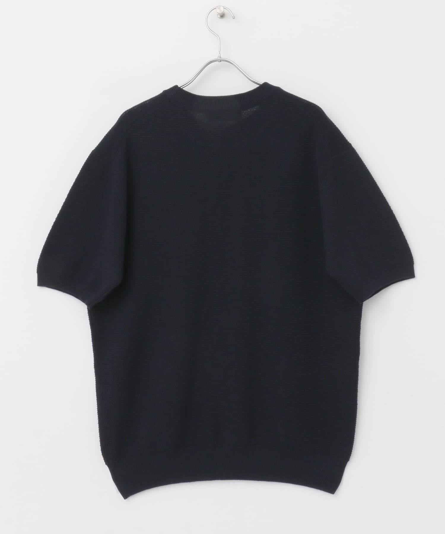 URBAN RESEARCH ROSSO「『WEB限定』変形カノコ半袖クルーネックニット」|ニット・セーター|