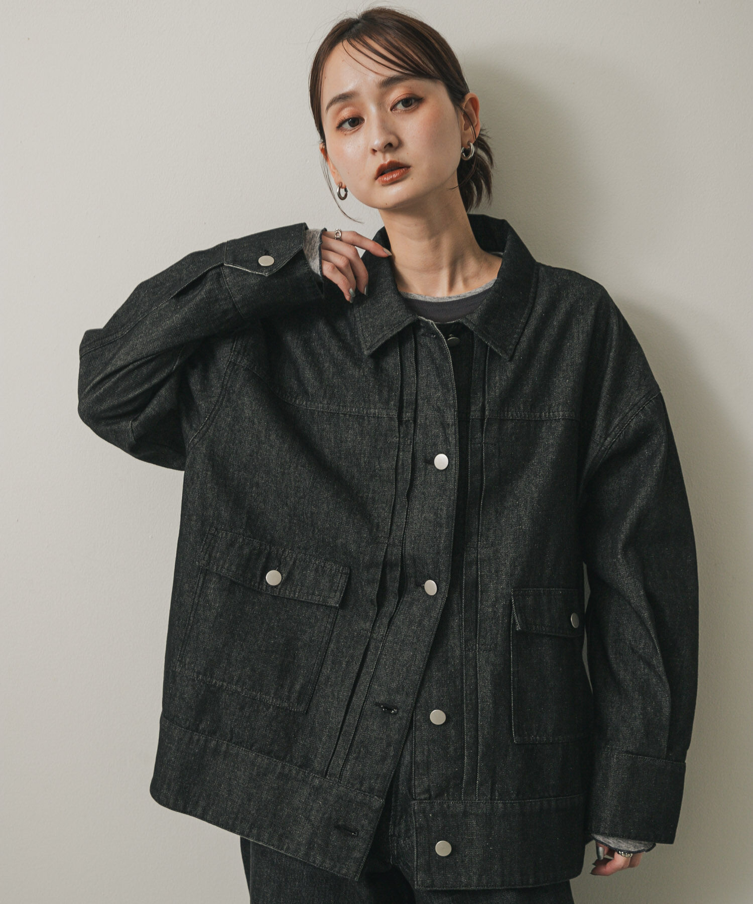 SENSE OF PLACE by URBAN RESEARCH「ルーズデニムジャケット」|デニムジャケット|