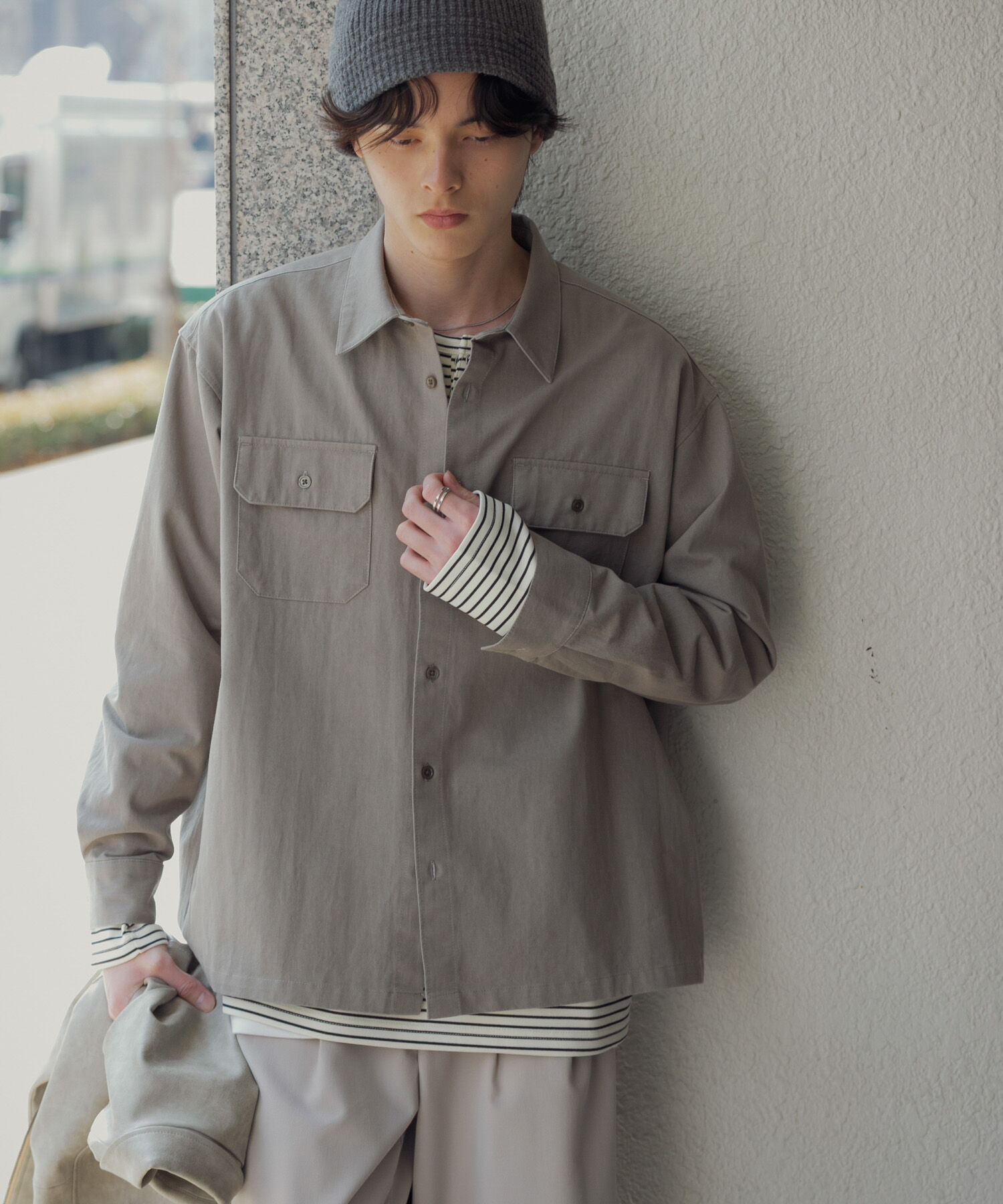 SENSE OF PLACE by URBAN RESEARCH「ダブルポケットカラーデニムシャツ」|シャツ・ブラウス|